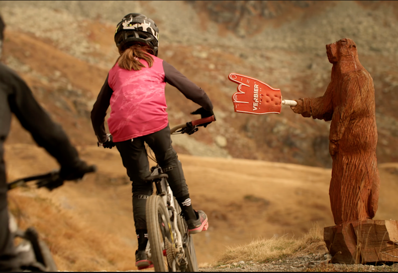 Moutainbike, VTT, Flowtrail, Bike park, Tsenelle, Verbier, Valais, Switzerland