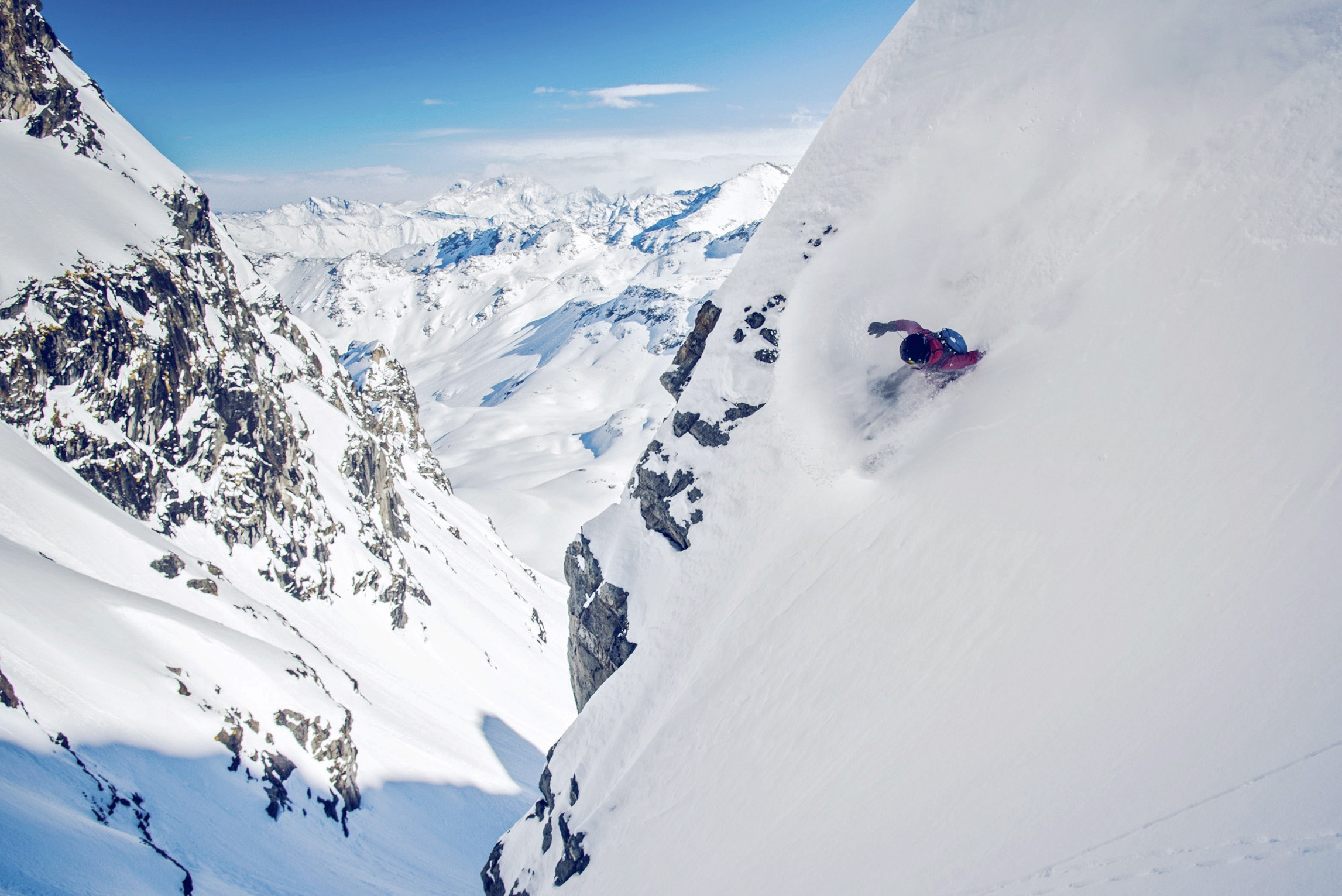 Snowboard, Verbier, Mont Fort, Geraldine Fastnacht, Freeride