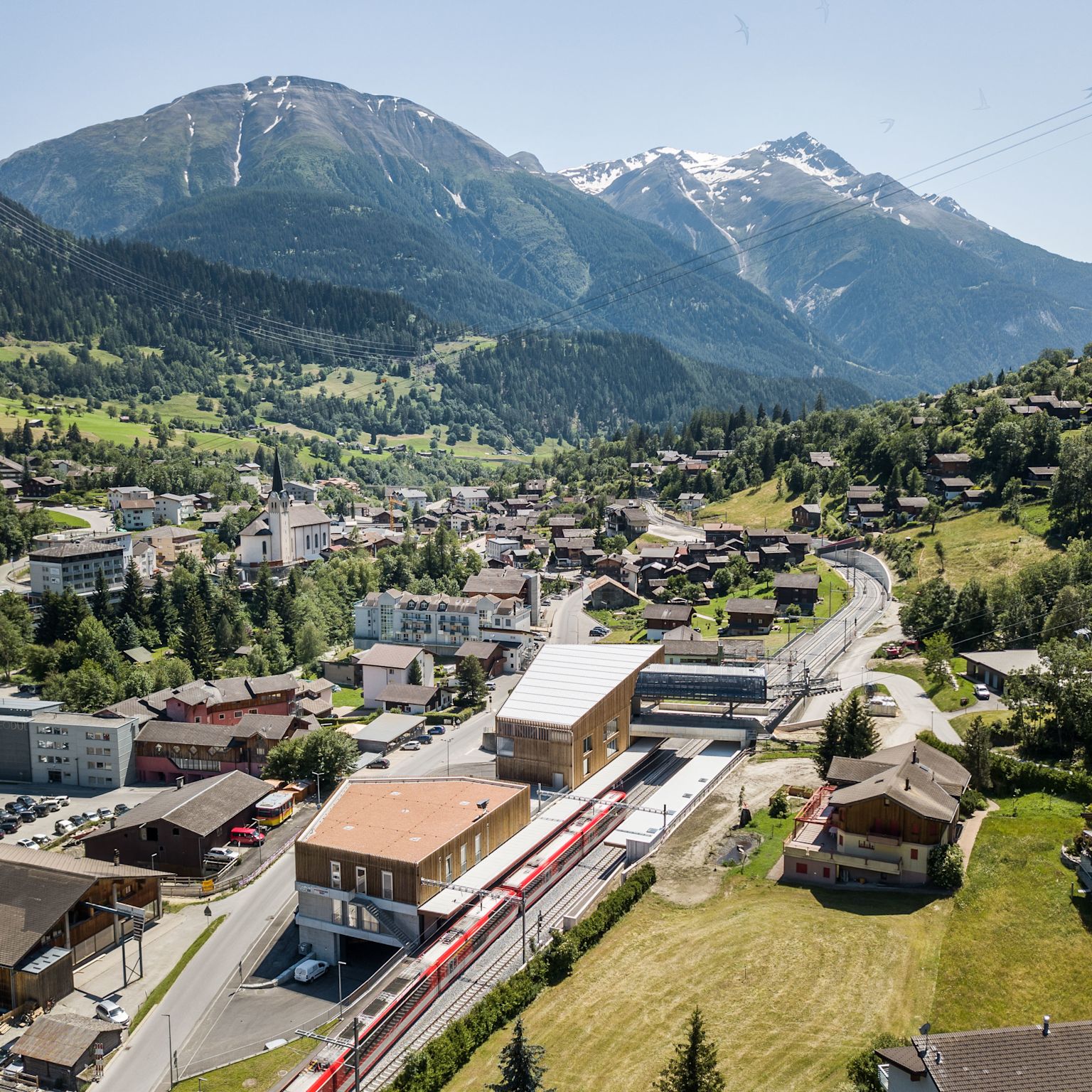 Fiesch en été, Aletch Arena, Valais, Suisse