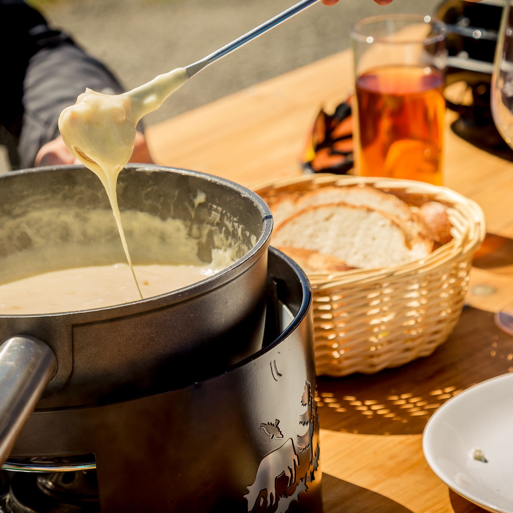 Fondue, Marke Wallis, Wallis, Schweiz
