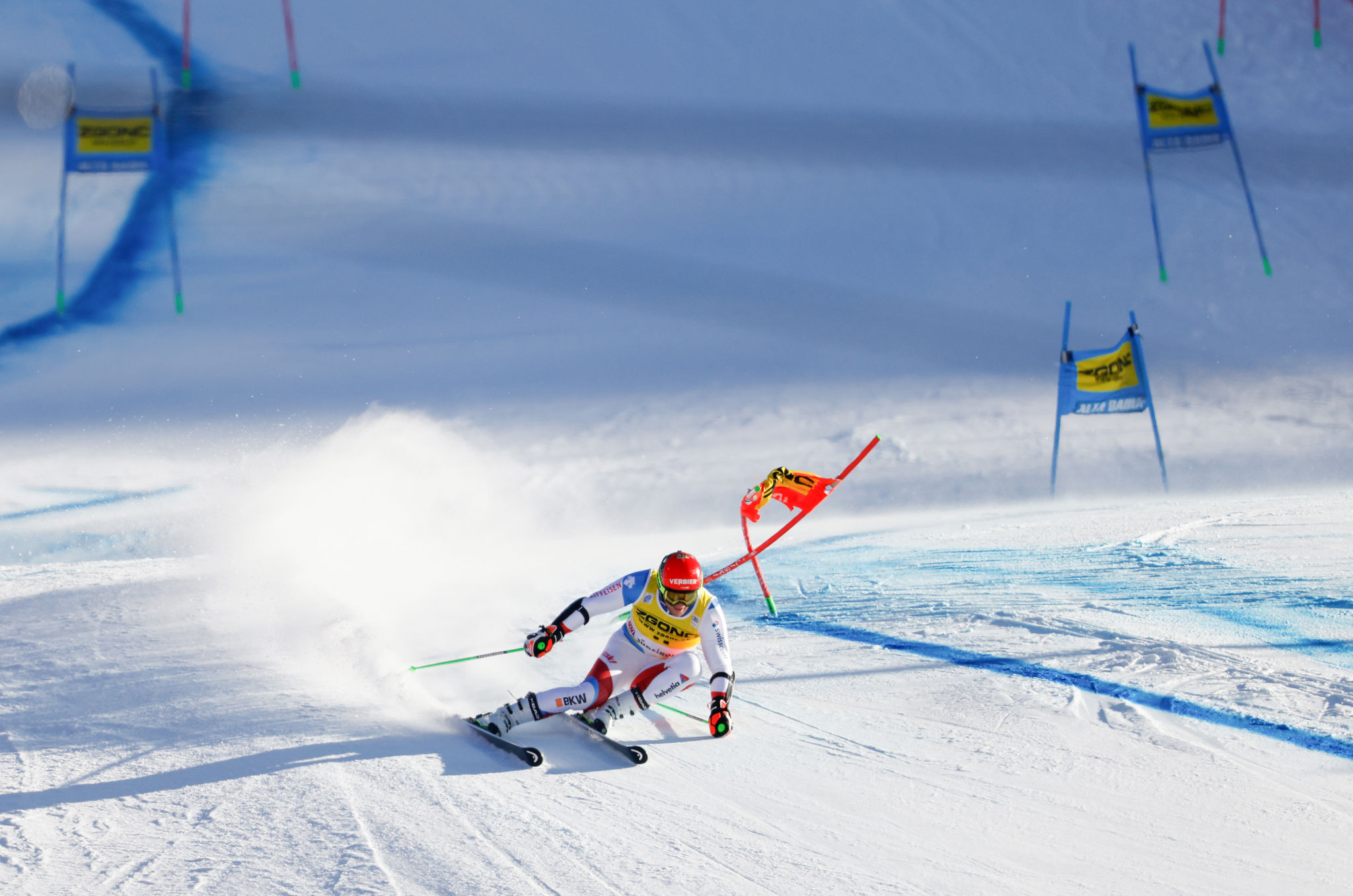 Justin Murisier is a giant slalom specialist.