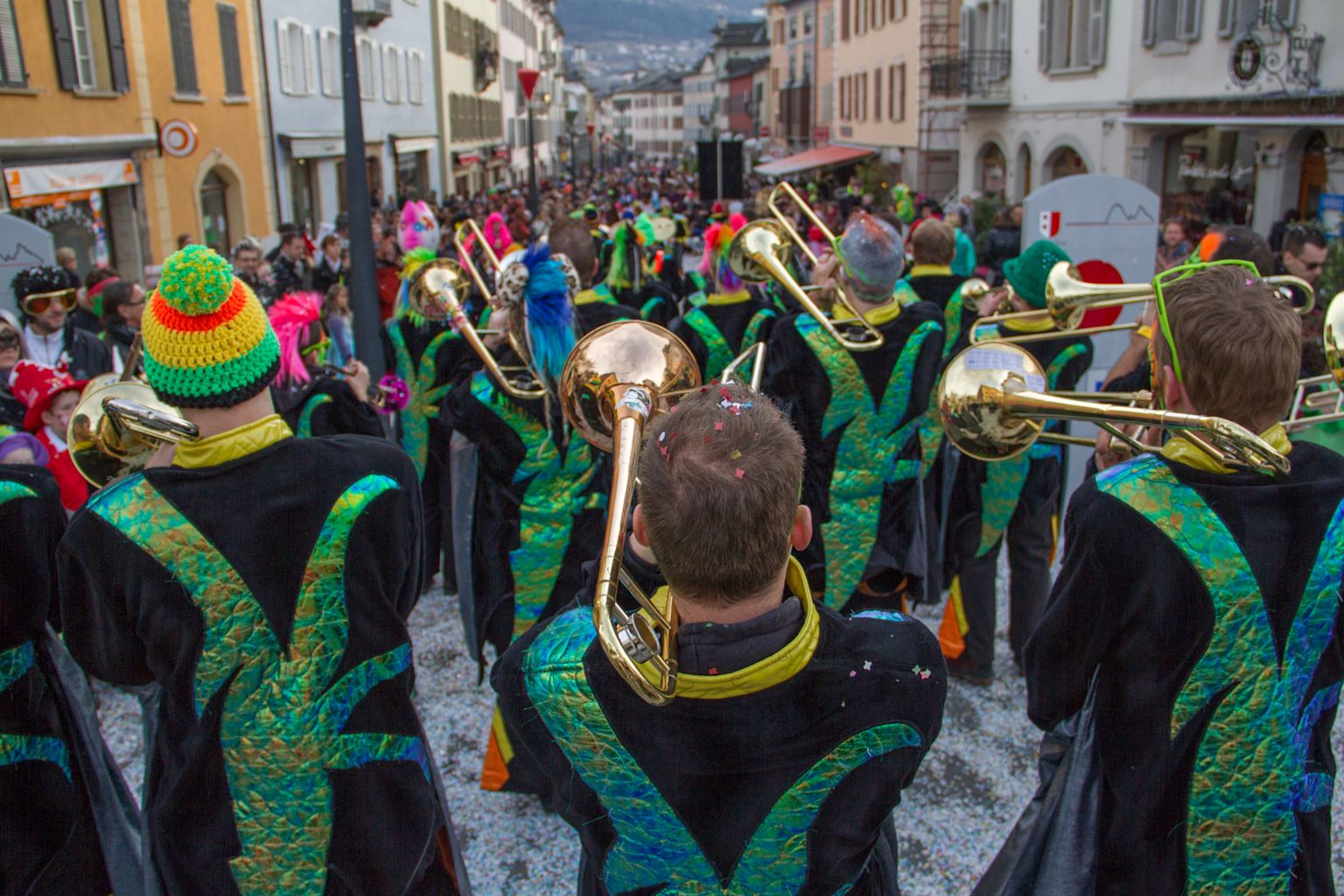 Die Umzüge, Fastnacht, Wallis, Schweiz