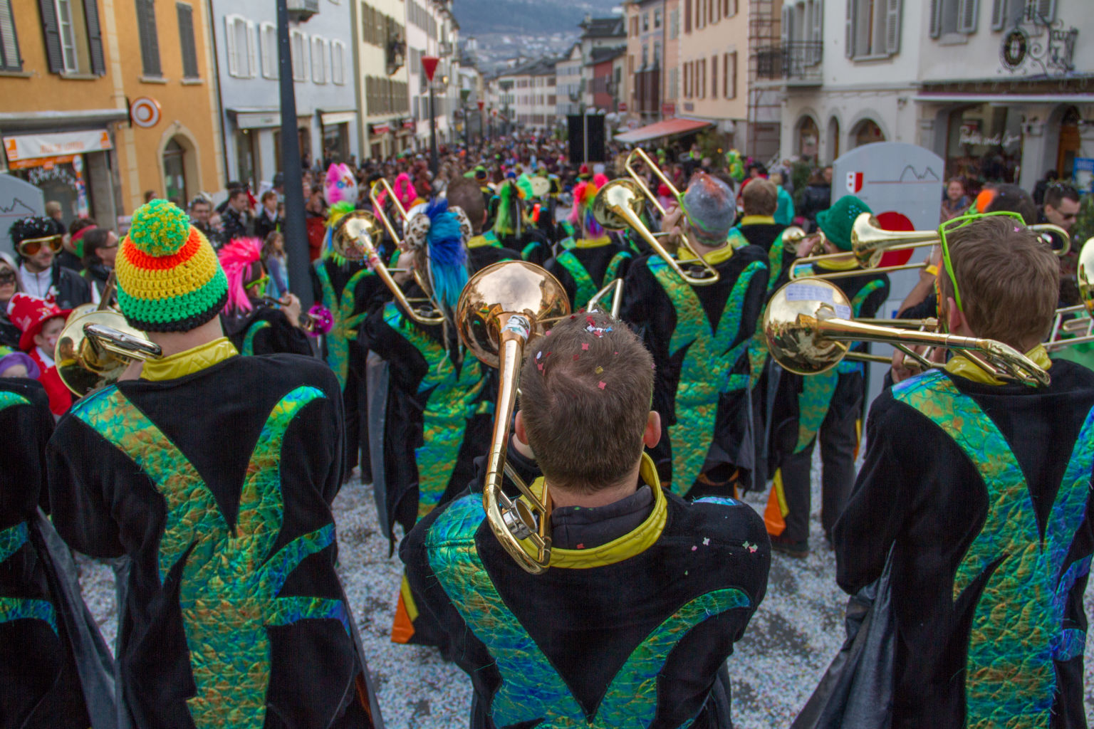Processions, Carnevale, Valais, Switzerland
