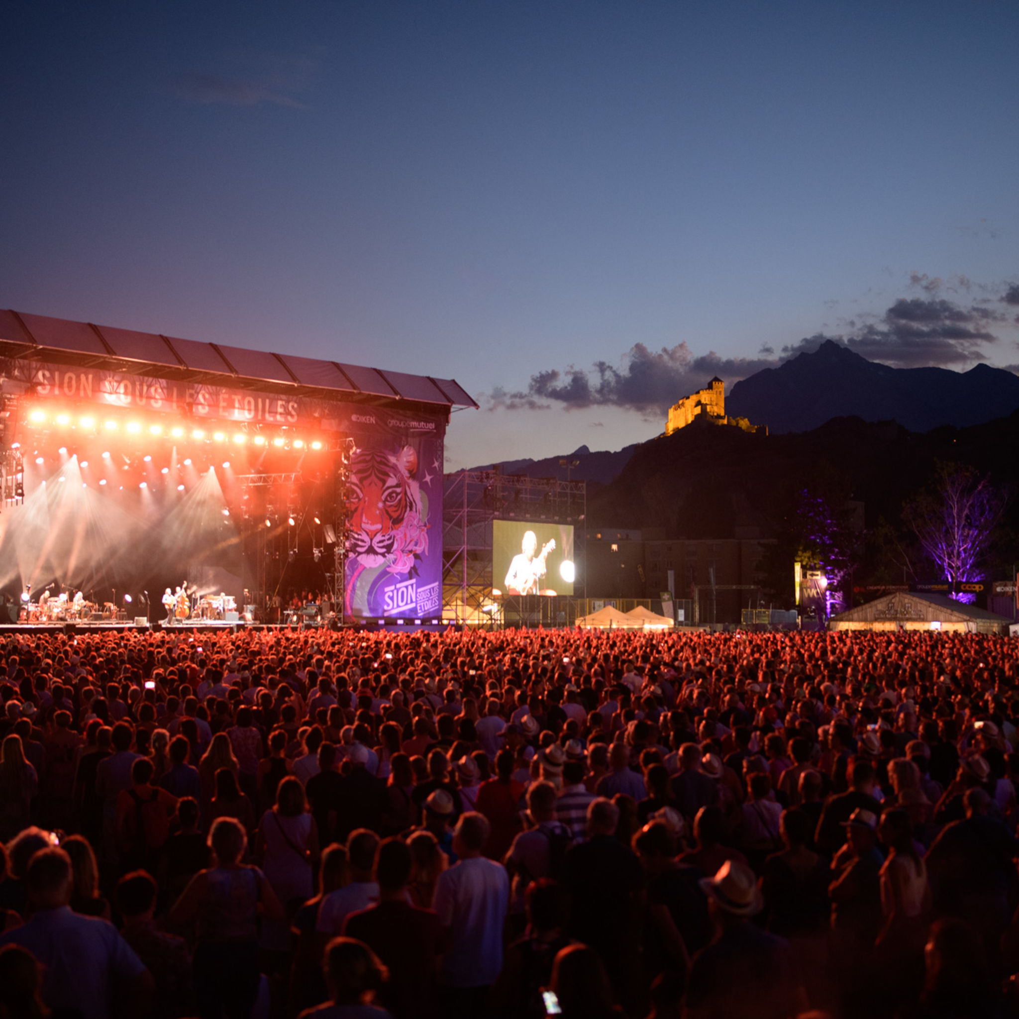 Sion sous les étoiles en Valais, Festival de musique , Top Event, Sion, Suisse