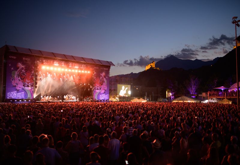 Sion sous les étoiles im Wallis, Musikfestival, Top Event, Schweiz