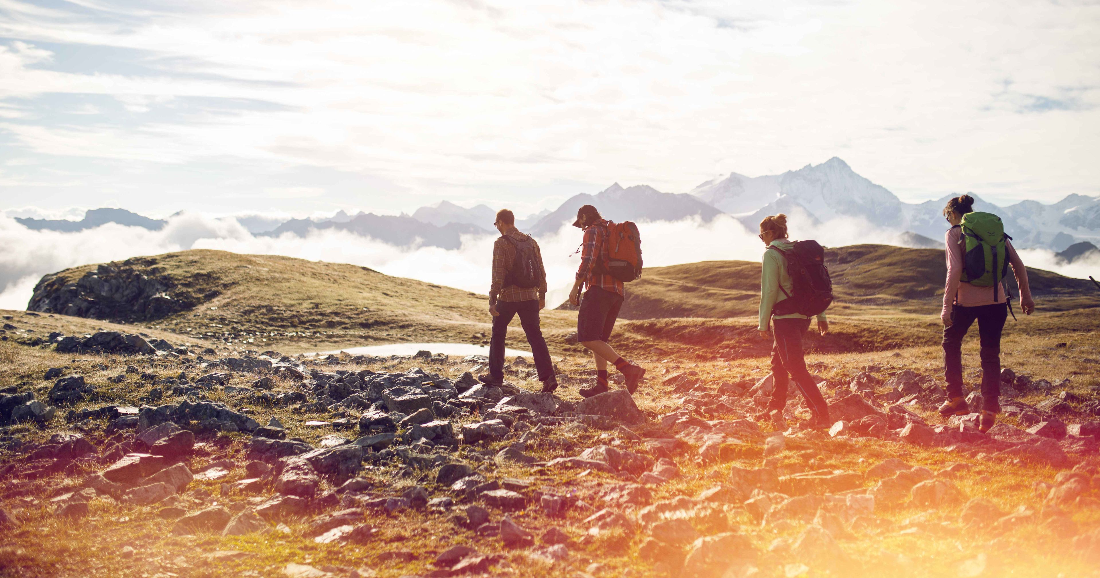 Becs de Bosson, Wanderungen, Wallis Schweiz