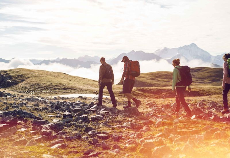 Becs de Bosson, Wanderungen, Wallis Schweiz