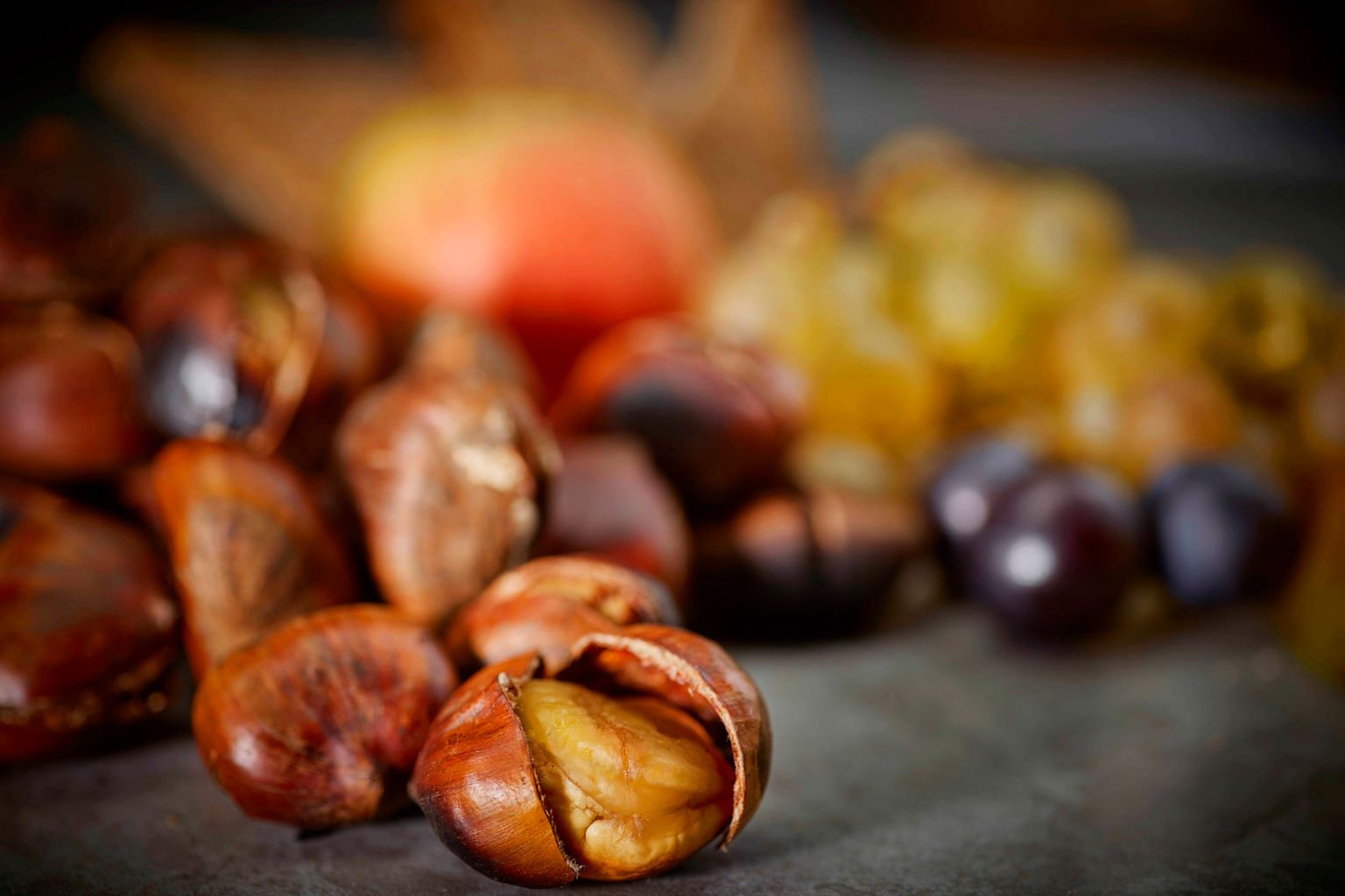 Chestnuts from Valais, brisolée, Valais, Wallis