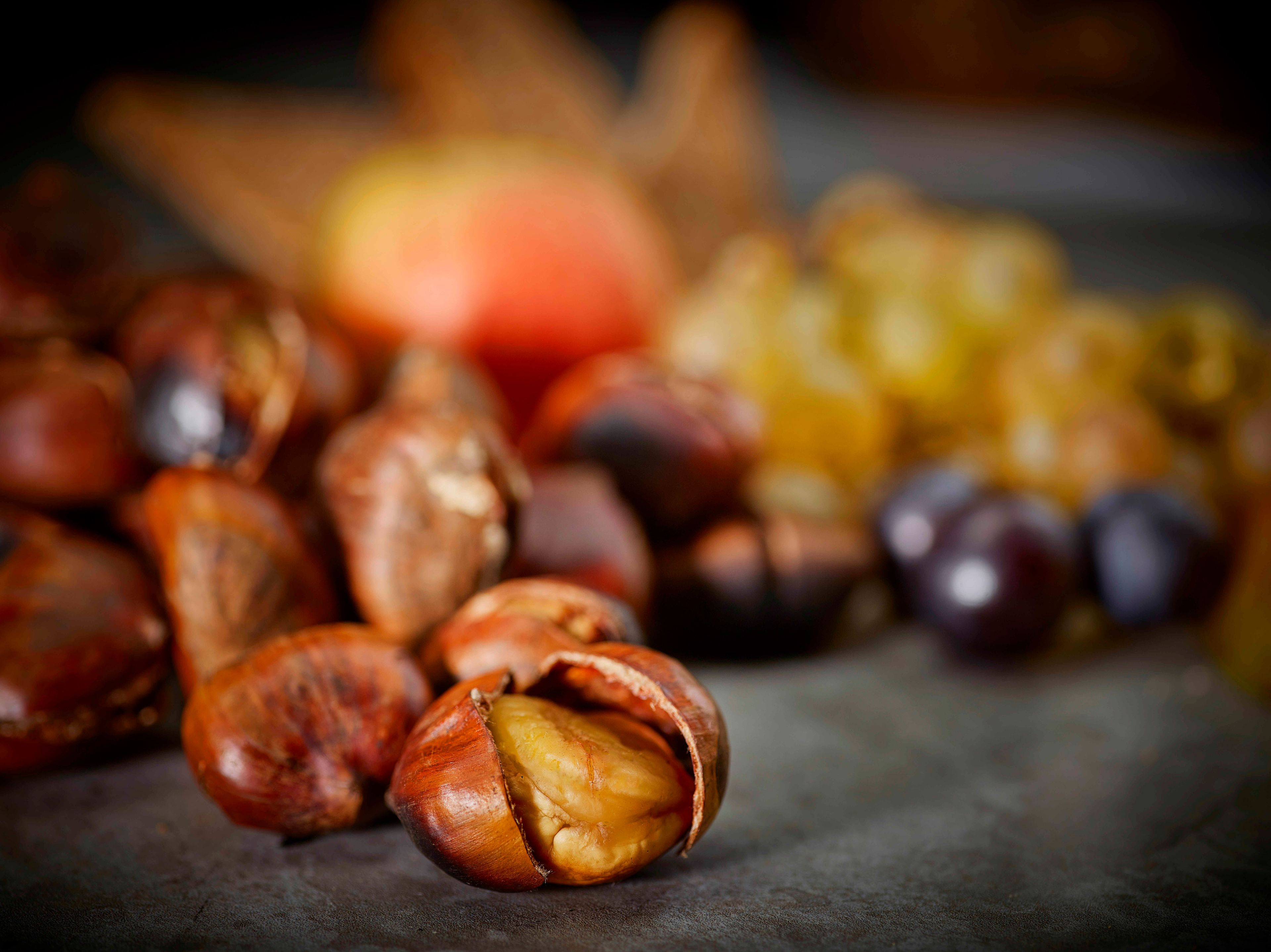 Chestnuts from Valais, brisolée, Valais, Wallis