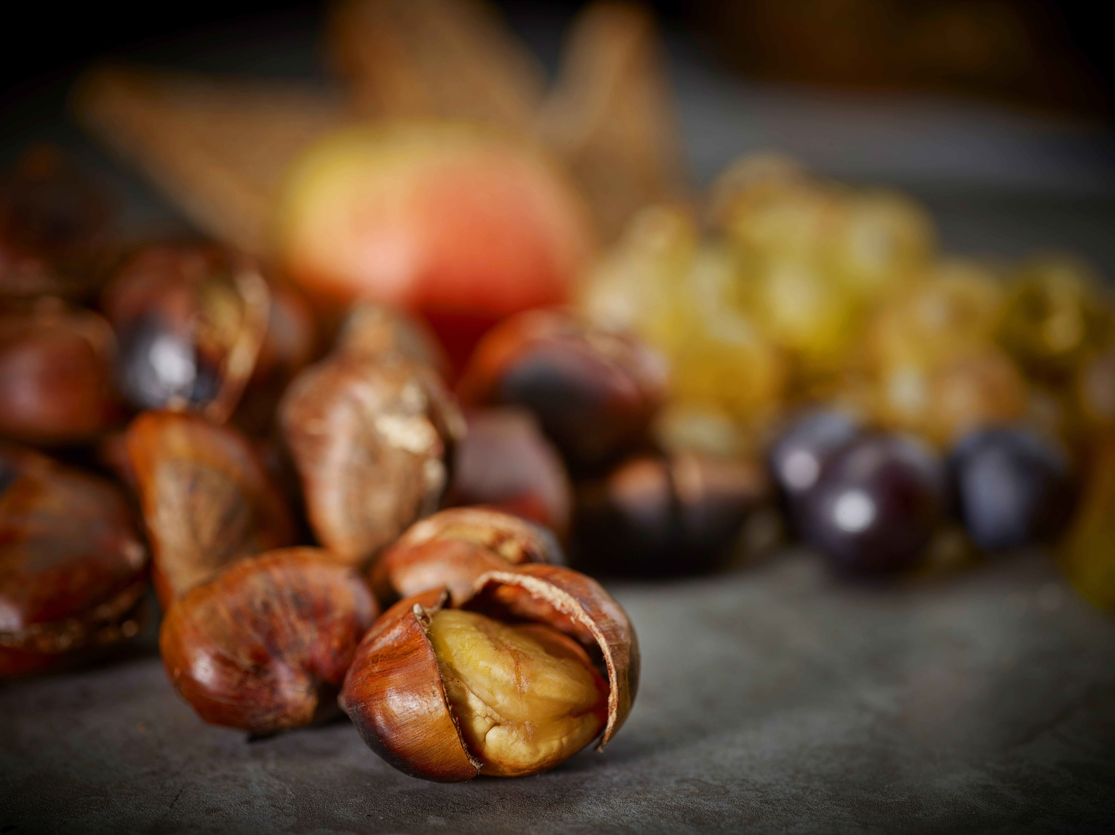 Chestnuts from Valais, brisolée, Valais, Wallis