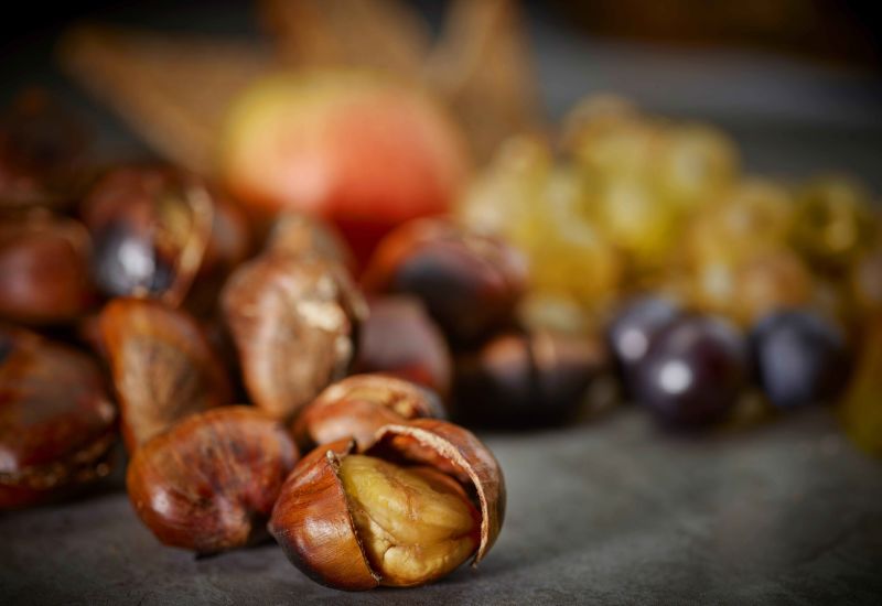 Chestnuts from Valais, brisolée, Valais, Wallis