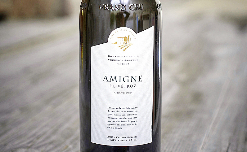 Amigne de Vétroz de la Cave Vieux-Moulin, Valais