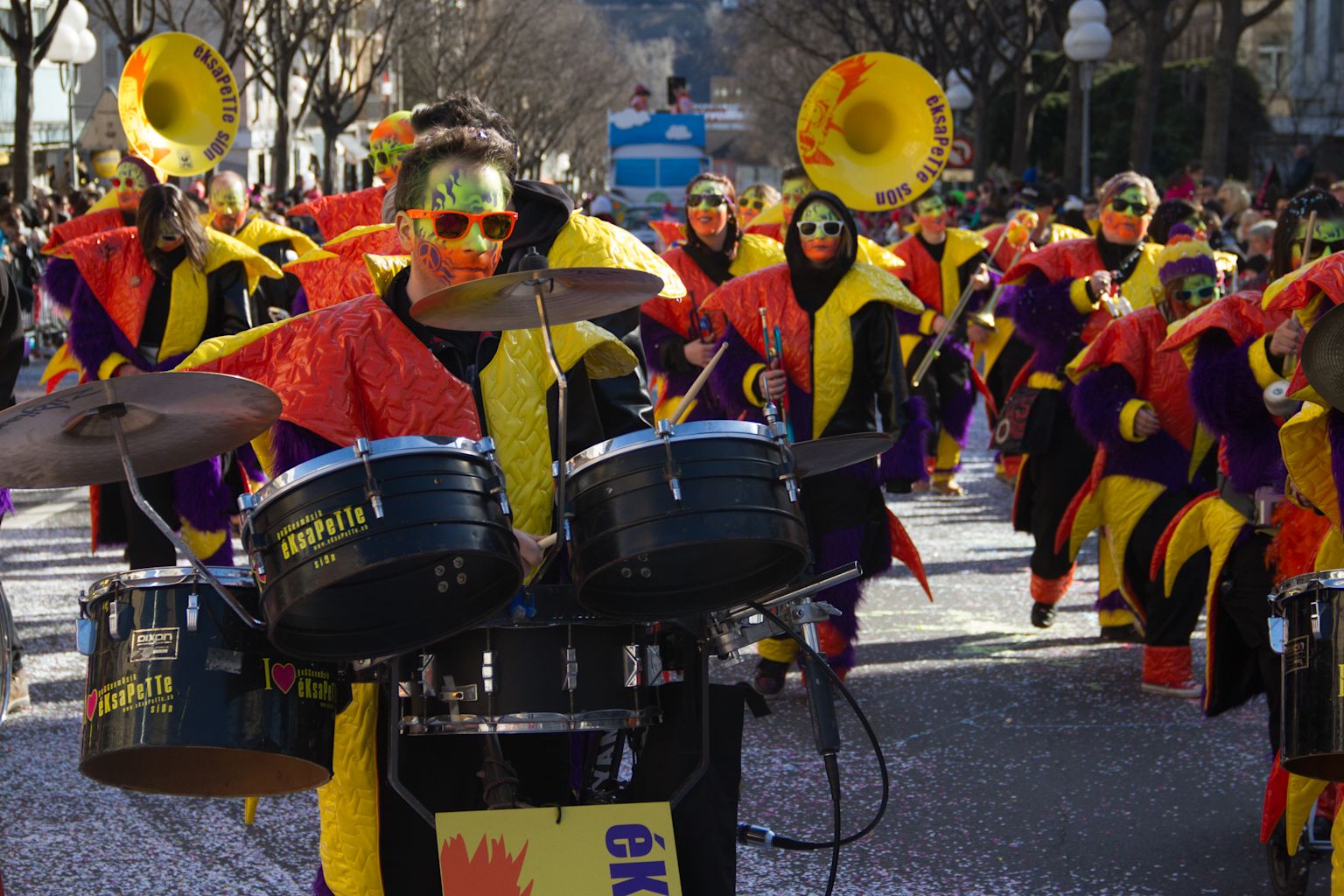 Guggenmusik, Fastnacht, Wallis, Schweiz