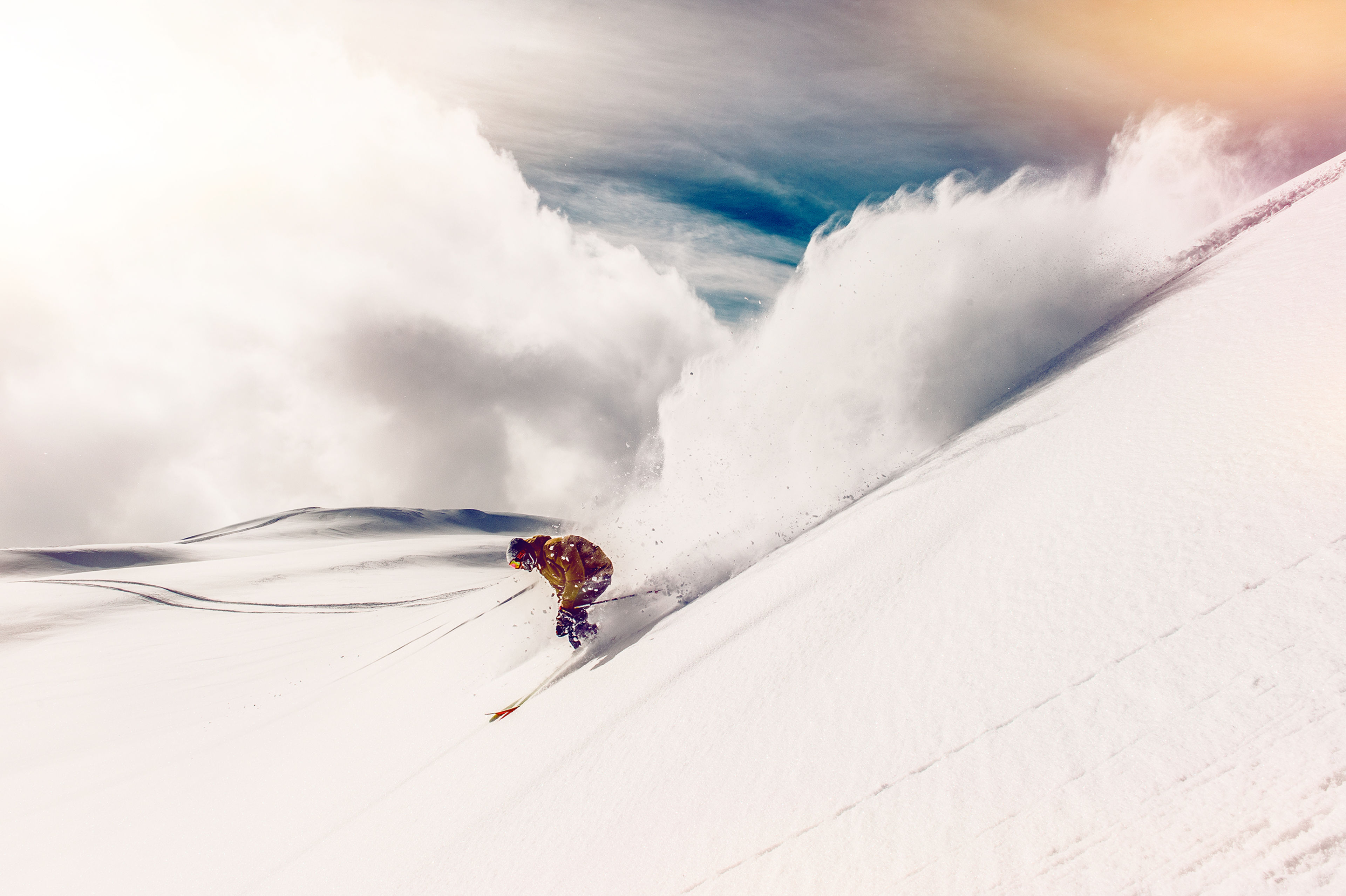 Freerider at the Fiescheralp, Valais