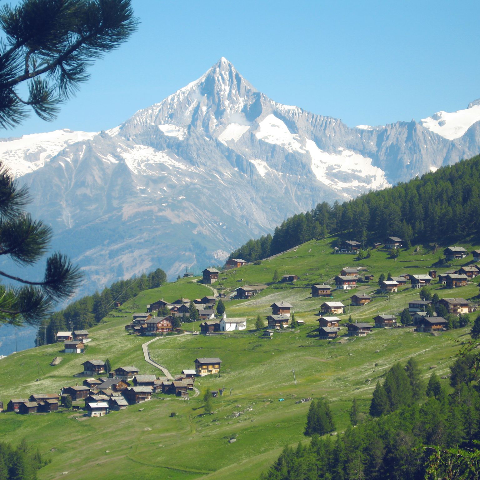 Gspon, Sommer, Wallis