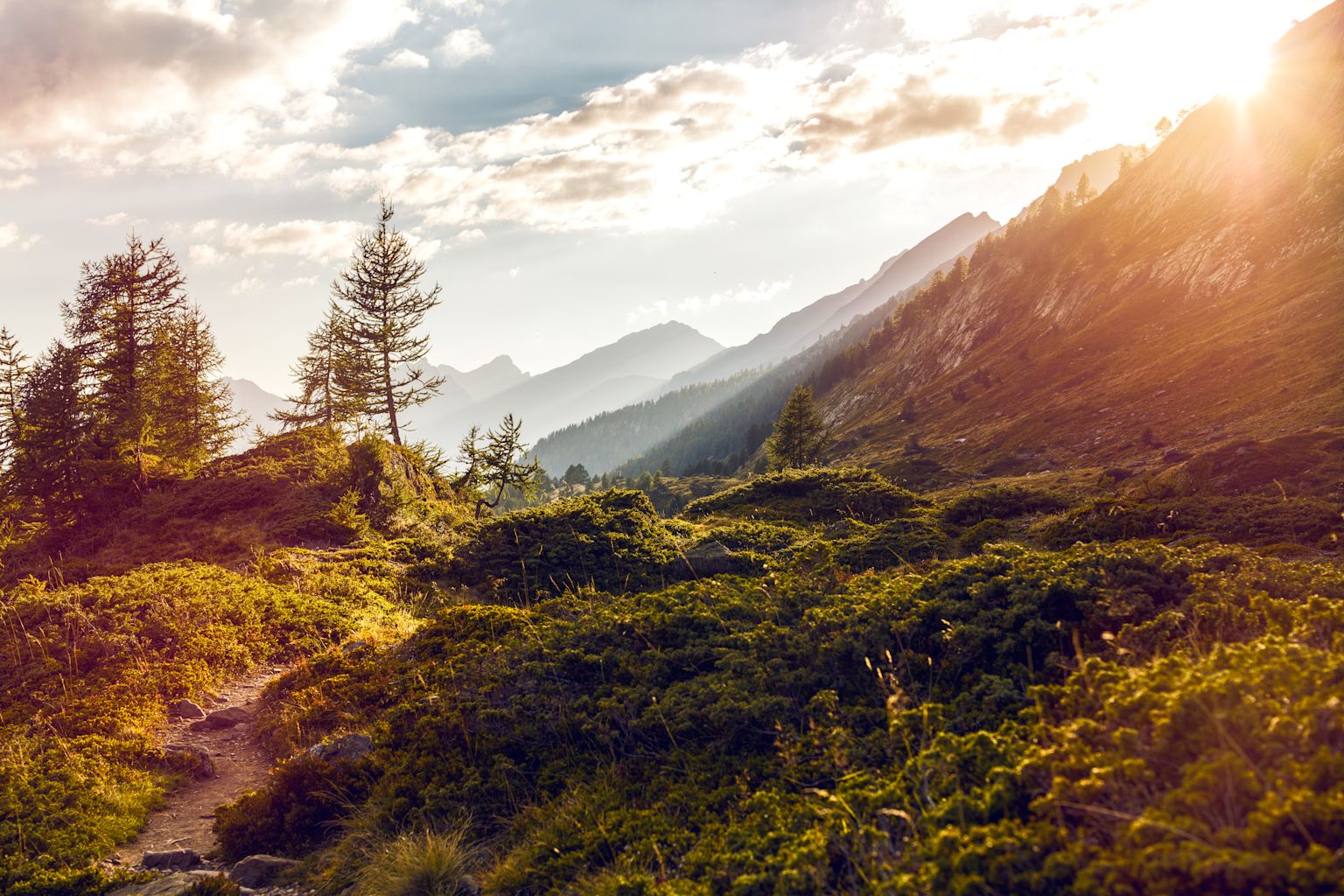 Lötschental en été, Valais