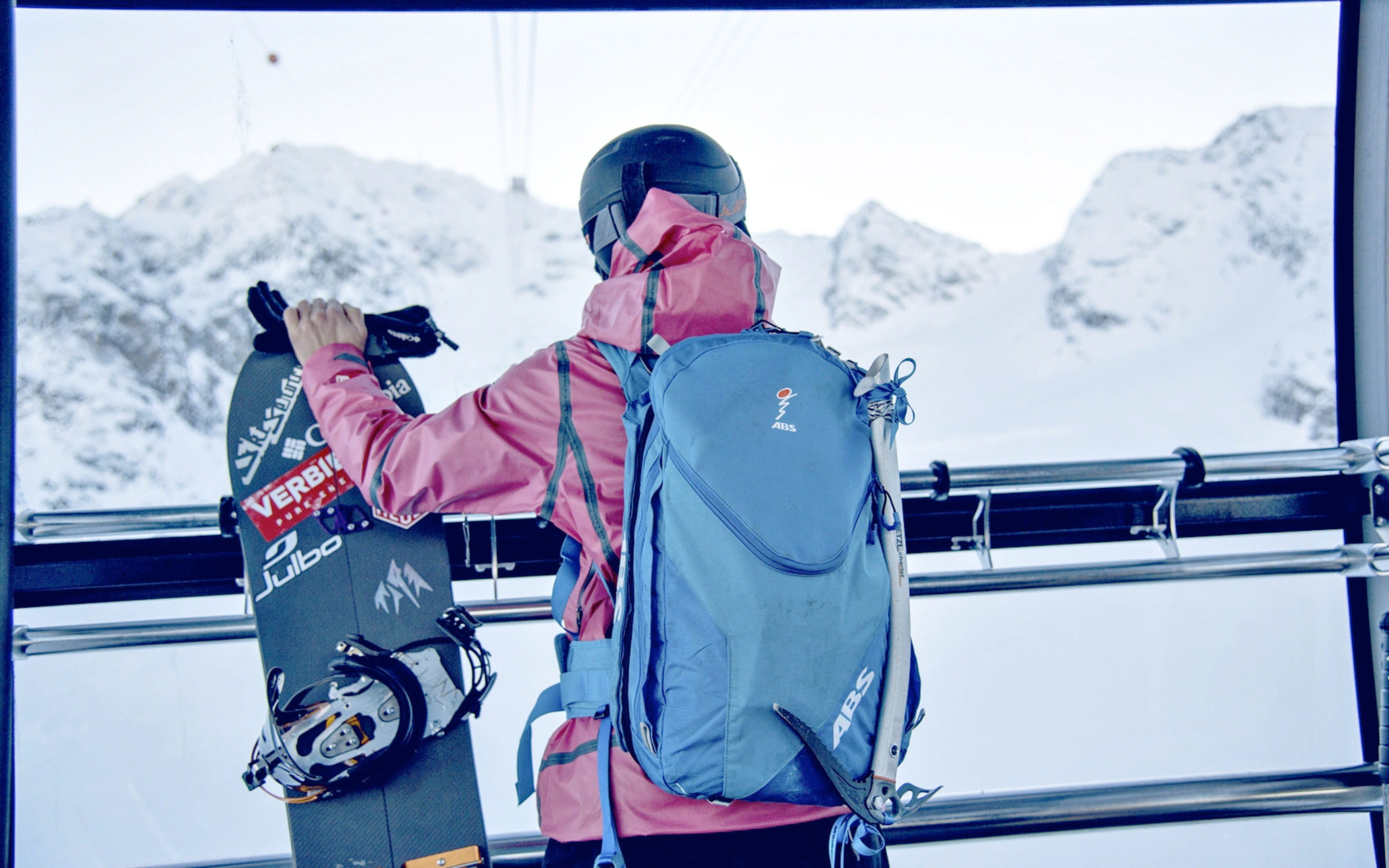 Mont Fort, Géraldine Fastnacht, Verbier, Wallis/Valais, Freeride, Snowboard, Freeride