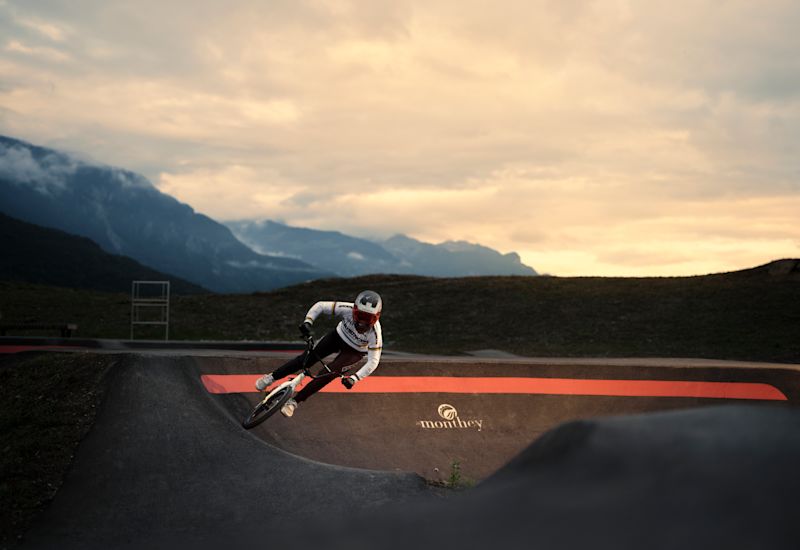 Der Pumptrack in Monthey wird die Weltmeisterschaften 2025 ausrichten.