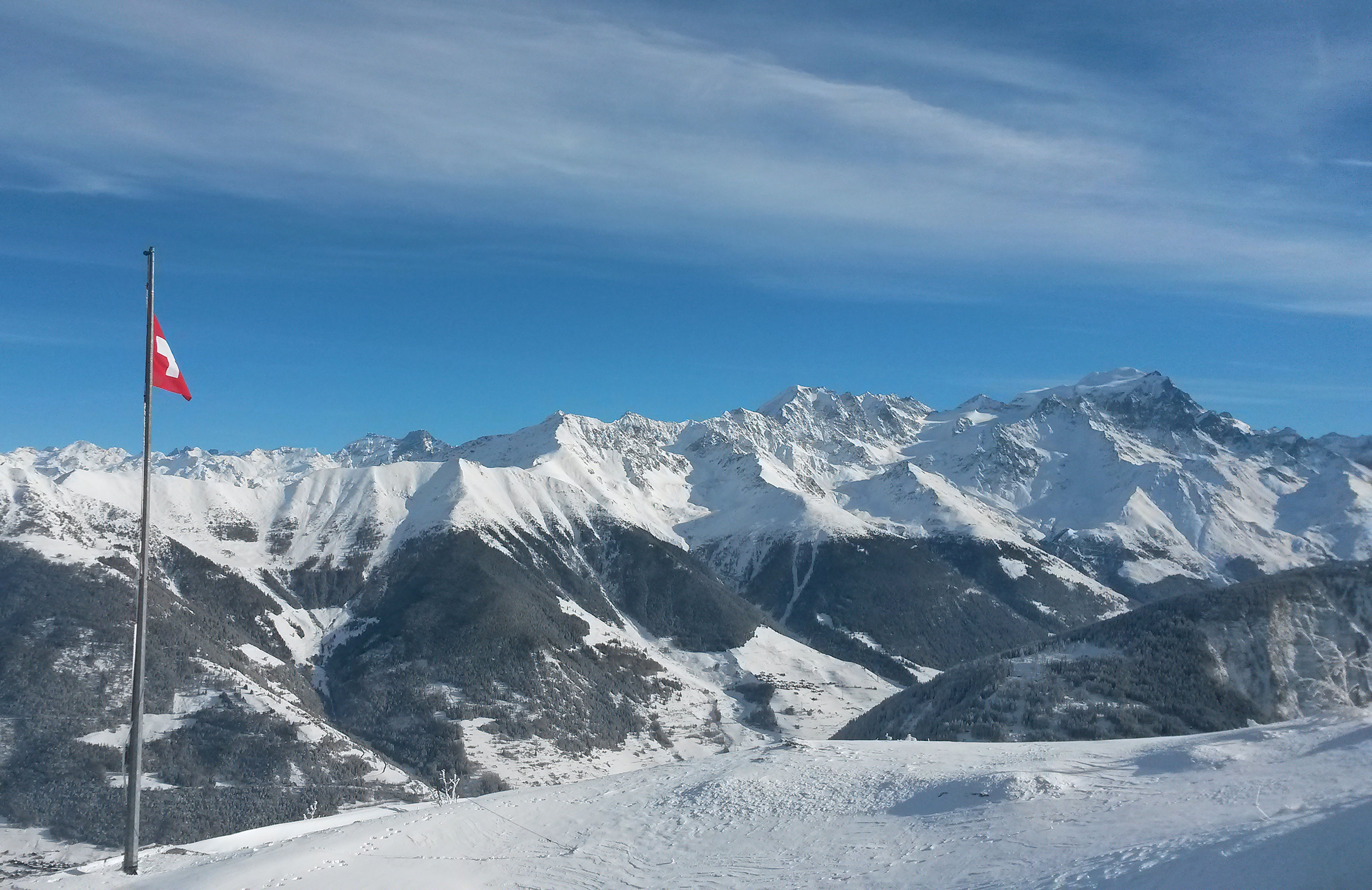 Pay du St-Bernard Schlitteln, Winter, Valais