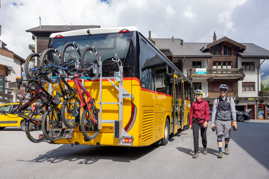 Resabike, Moutainbike, VTT, Bus, Video, Wallis,  Schweiz