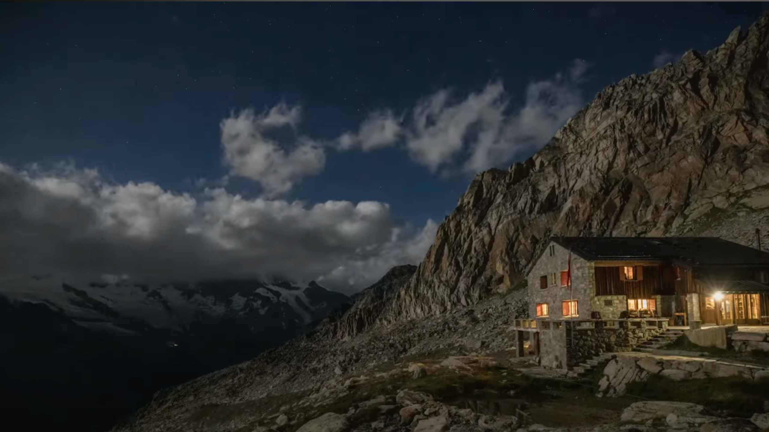 Almagellerhütte, Saas-Almagell, Schweizer Alpen-Clubs, Saas Fee, Valais, Suisse