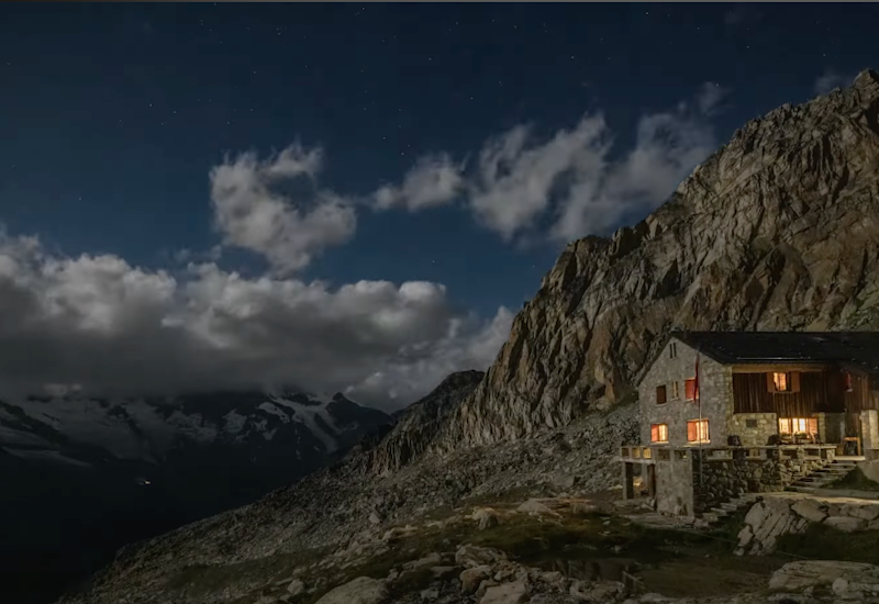 Almagellerhütte, Saas-Almagell, Schweizer Alpen-Clubs, Saas Fee, Valais, Suisse