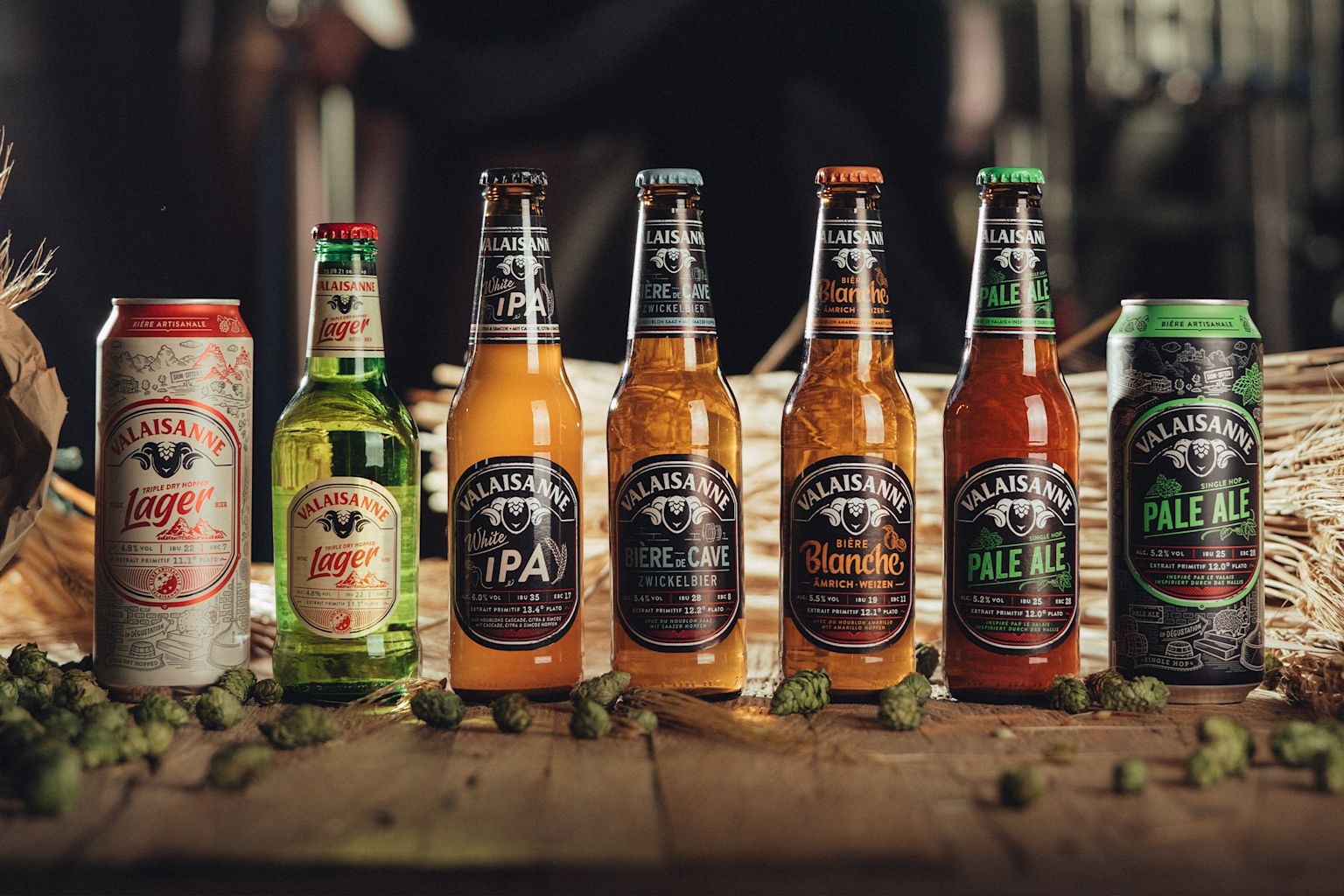 Brasserie valaisanne, Sion. Valais, Switzerland