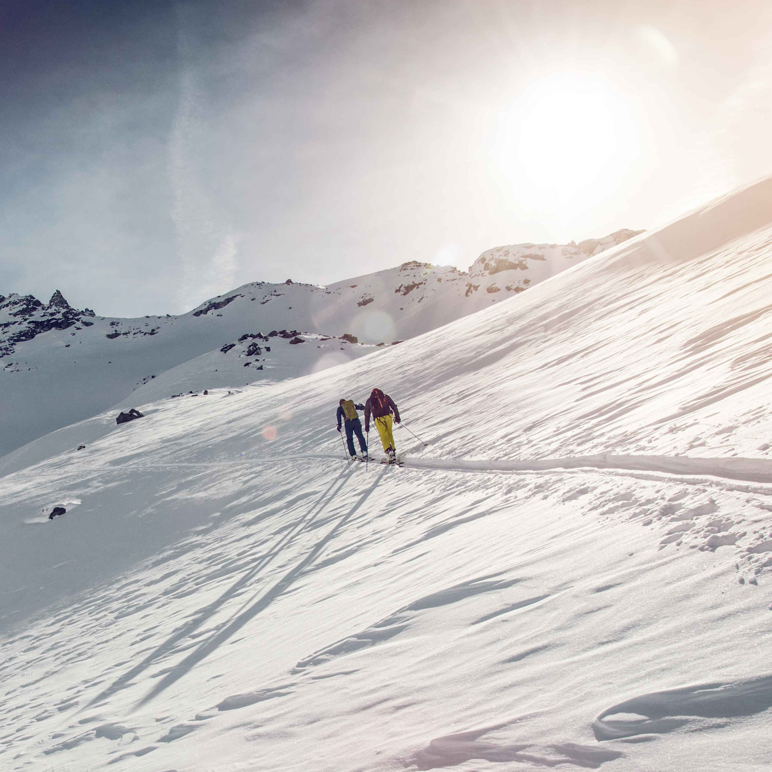 Ski de randonnée dans le Val de Bagnes, Rosablanche, Valais, Suisse