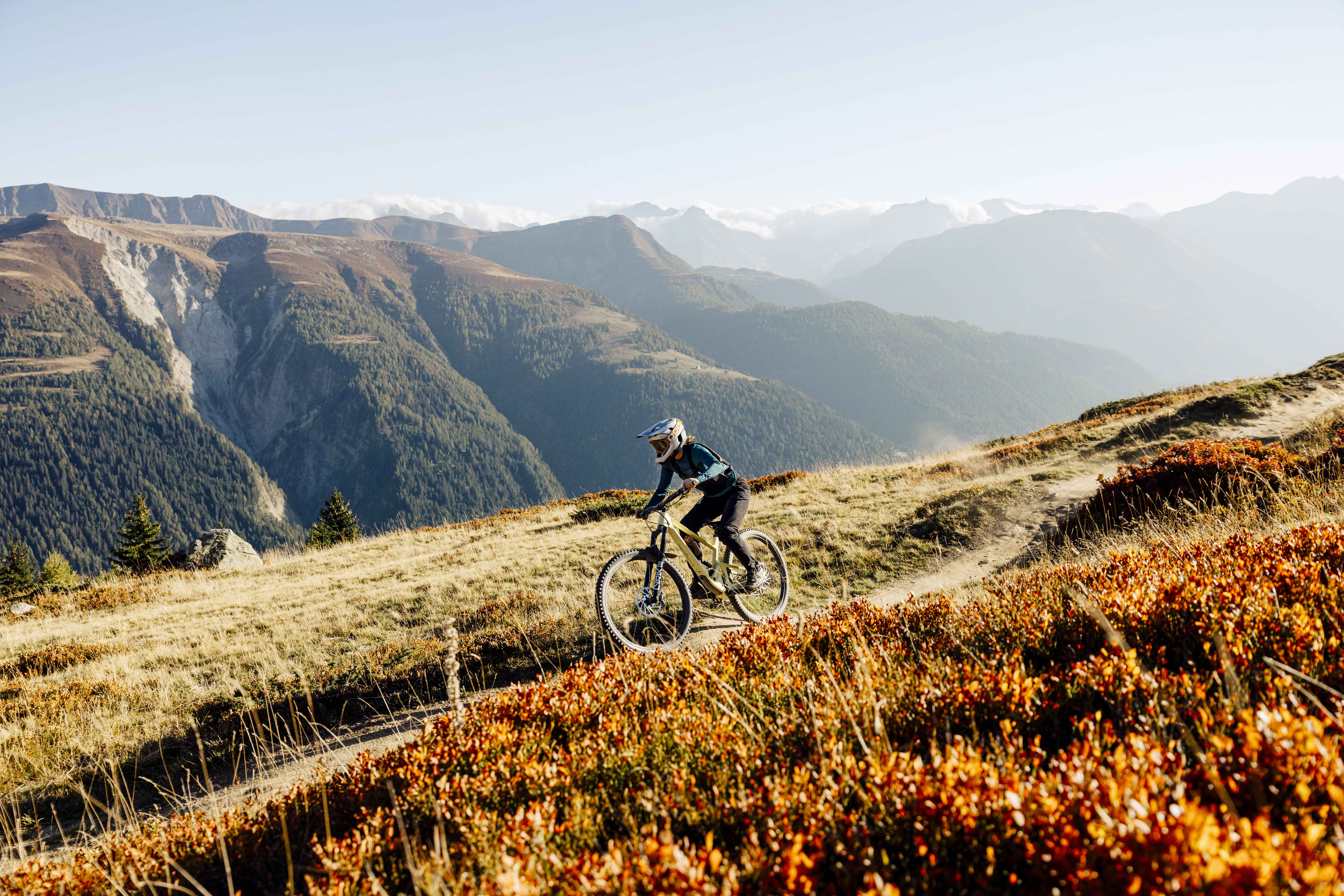 Mountainbiking in Bellwald, Valais
