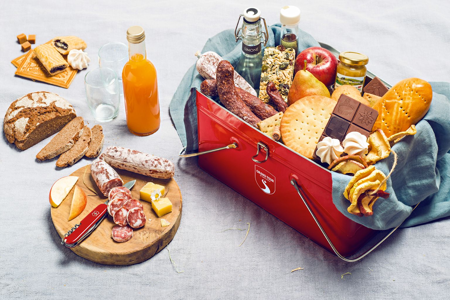 Grand Tour Snack Box, Grand Tour of Switzerland, Touring