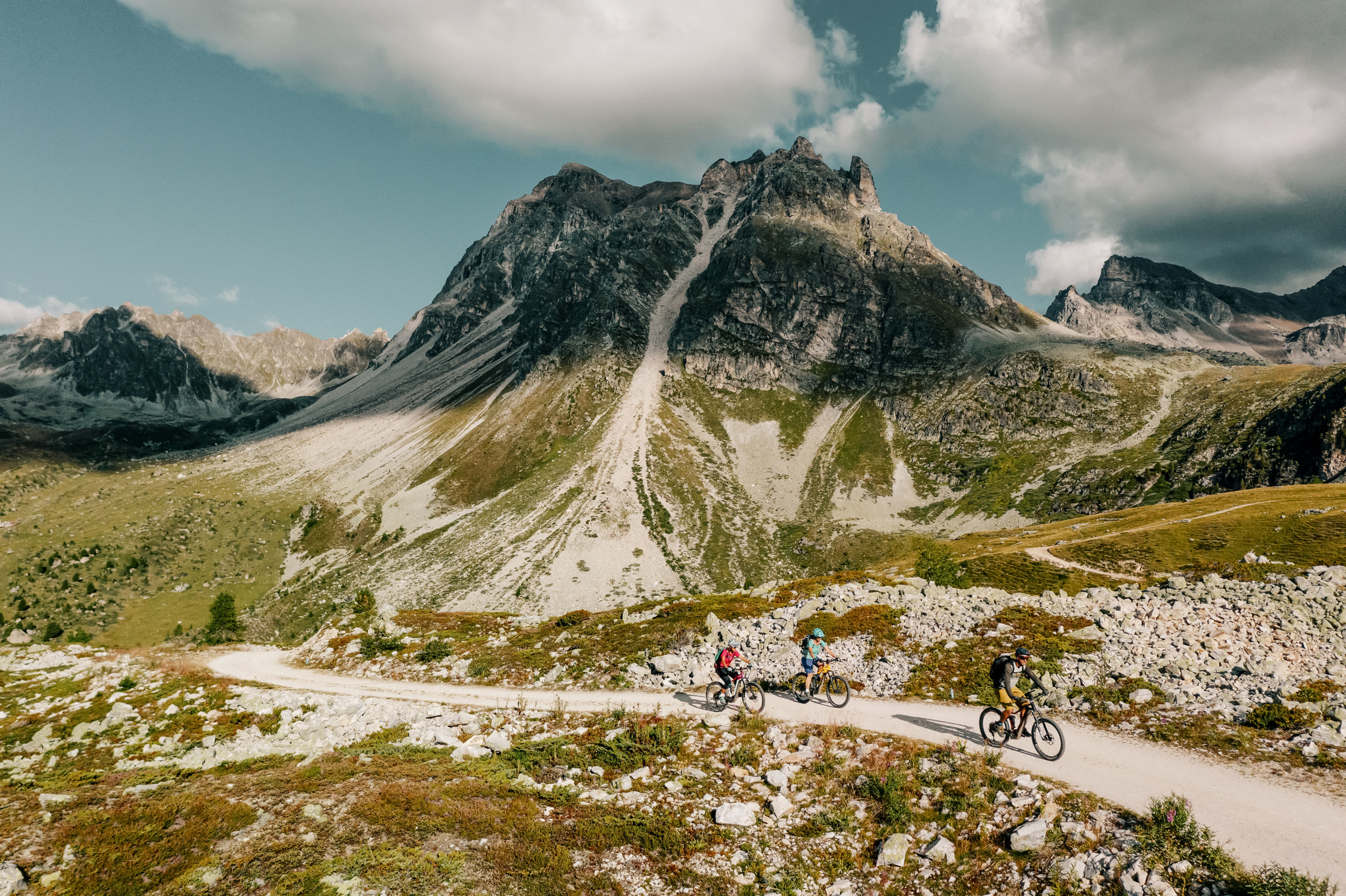 The last meters of altitude before the Hotel Weisshorn, Valais, Switzerland