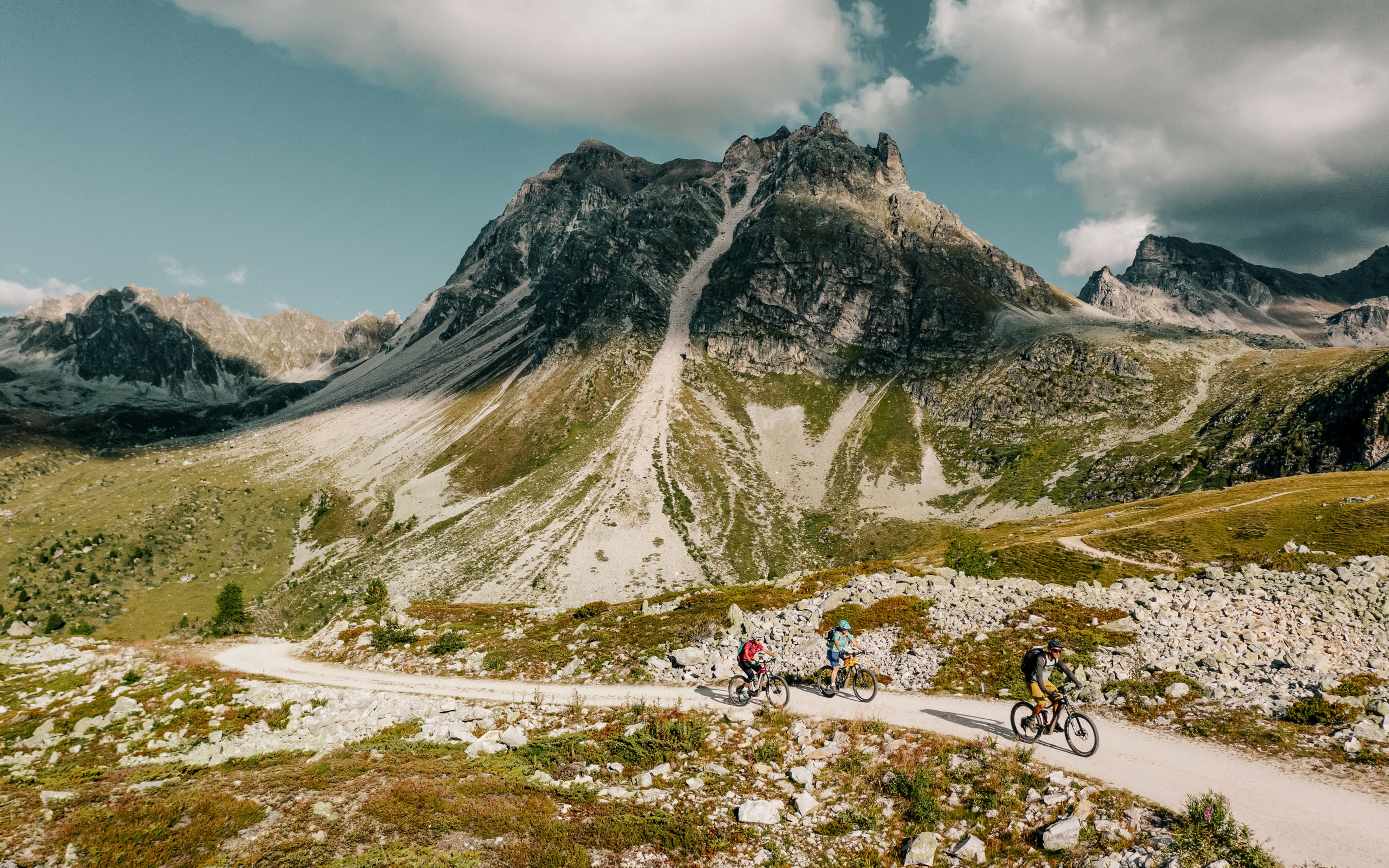 The last meters of altitude before the Hotel Weisshorn, Valais, Switzerland