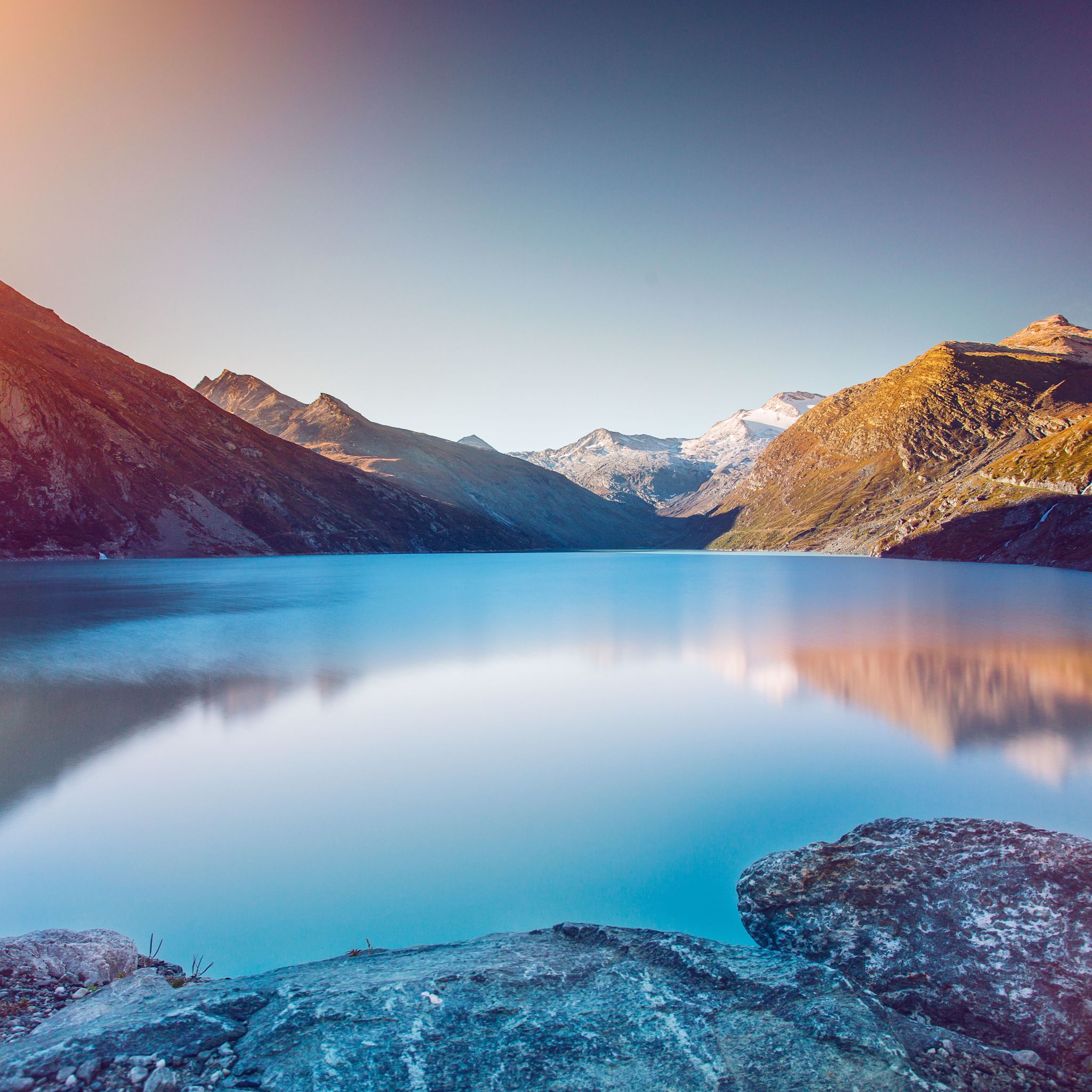 Mattmark barrage in Saas Valley