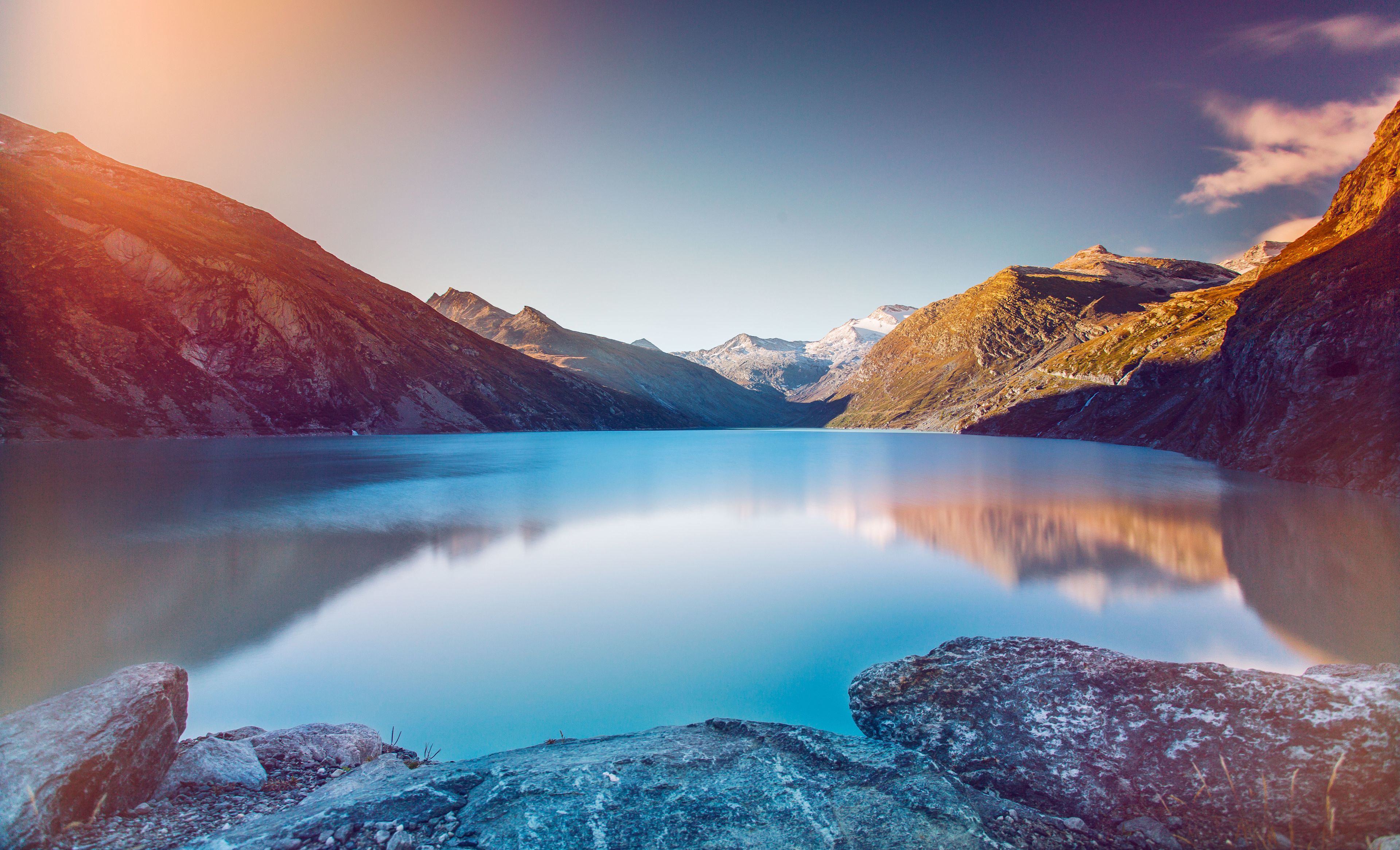 Barrage de Mattmark vallée de Saas