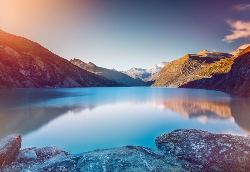 Mattmark Staudamm im Saastal