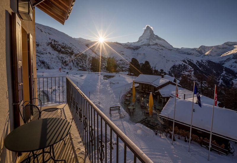 l’hôtel Riffelalp à Zermatt