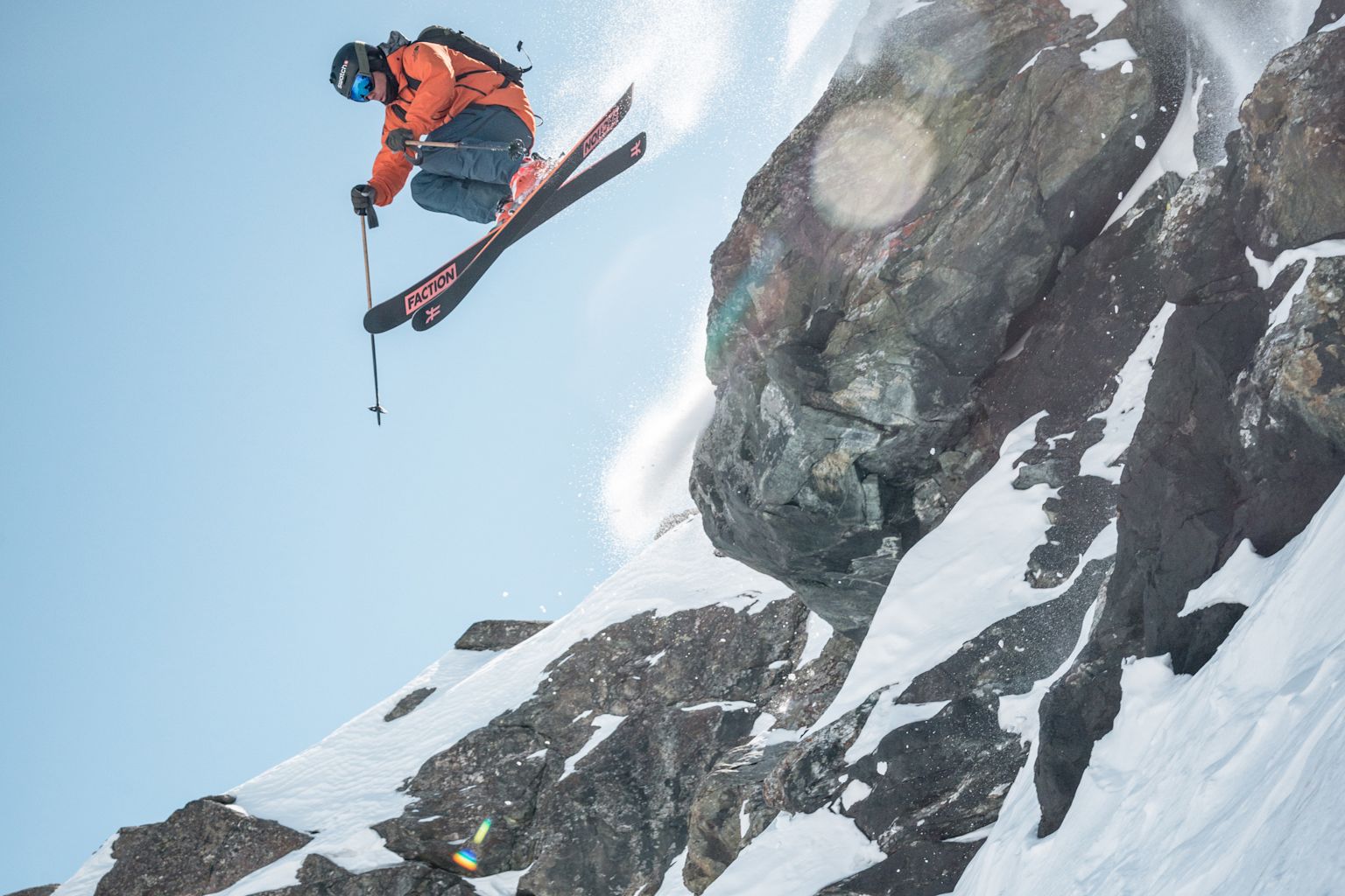Freerider Samuel Anthammatten, Zermatt. Wallis, Schweiz