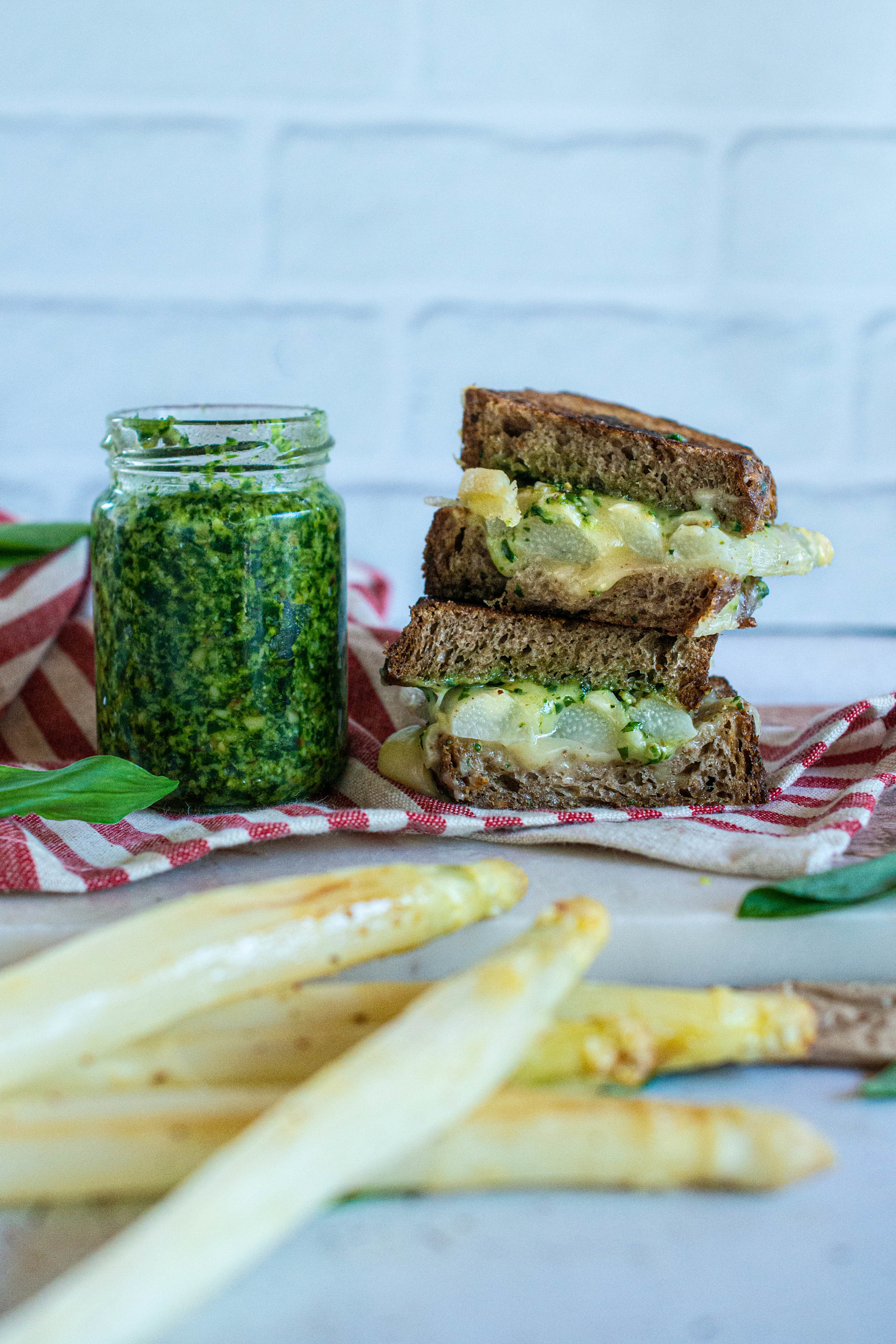 Croque-Monsieur mit Spargeln rezept | Wallis Schweiz