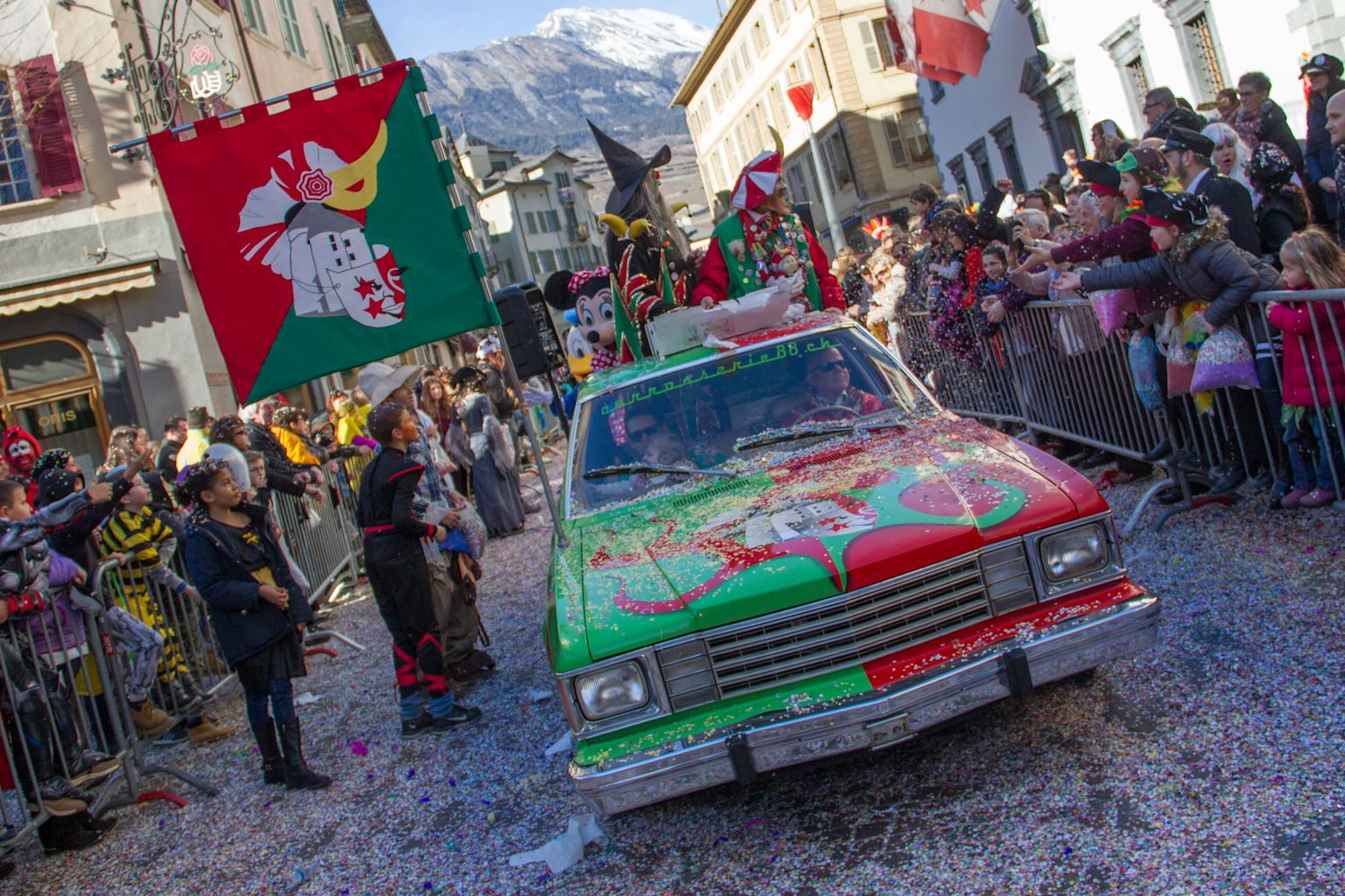 Fastnacht Sion, Wallis, Schweiz