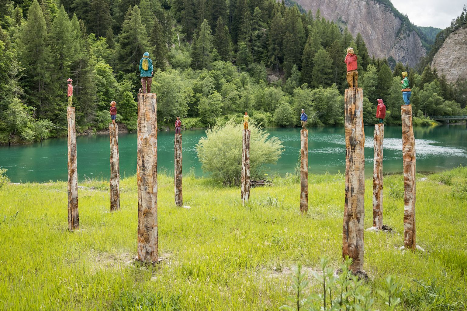 Kunst im Freien, Twingi Land Art, Wallis, Schweiz