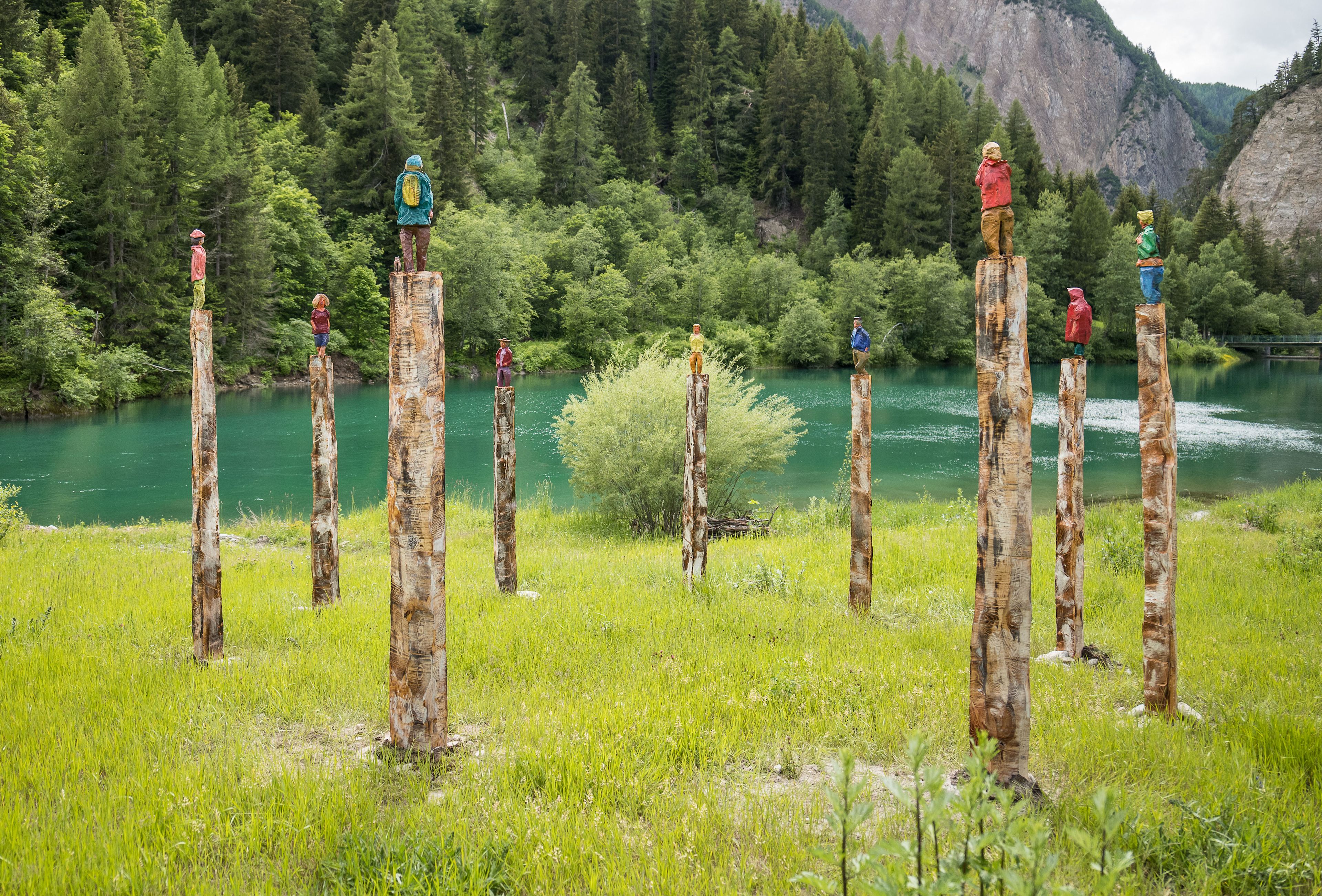 Kunst im Freien, Twingi Land Art, Wallis, Schweiz