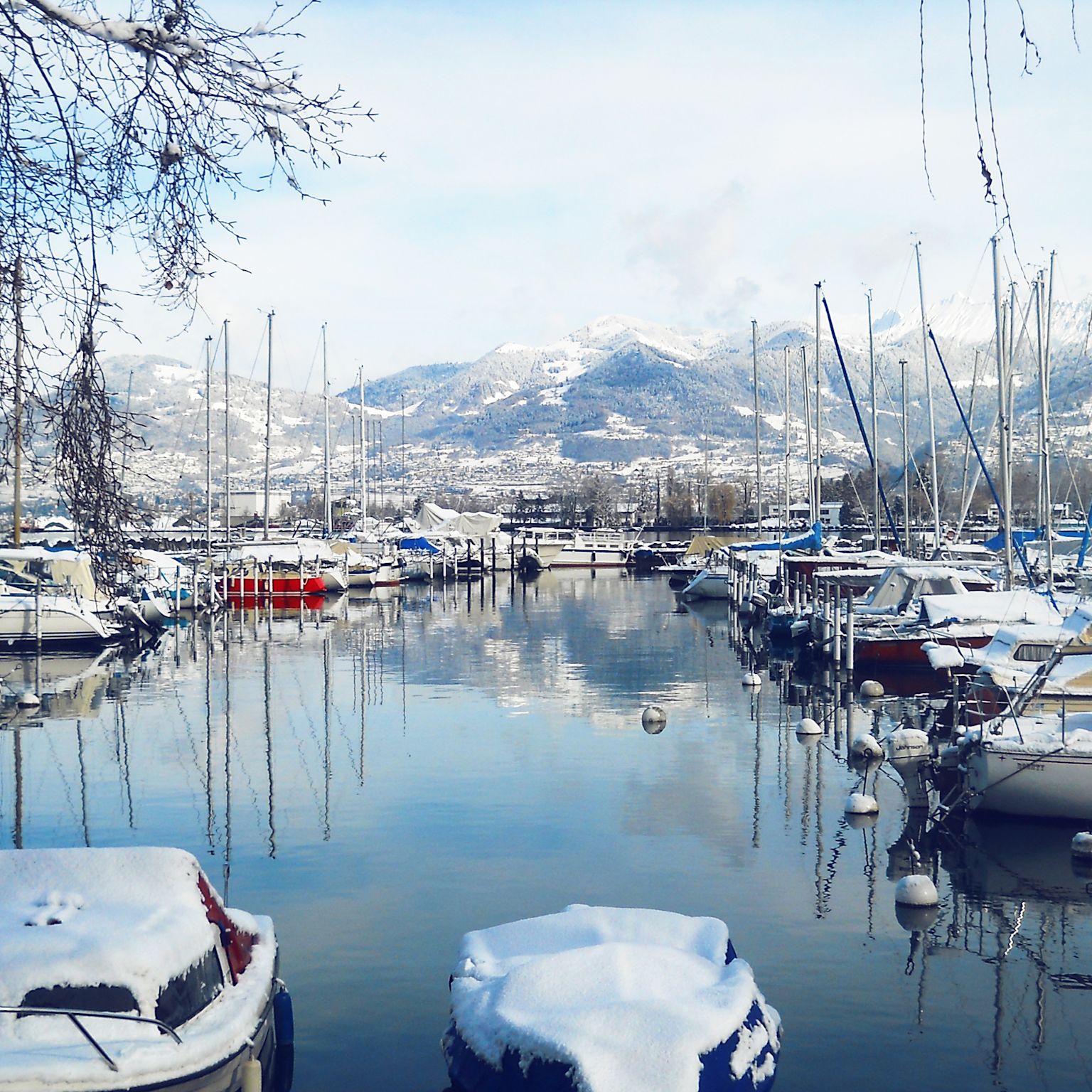 Le Bouveret beim Genfersee, Wallis