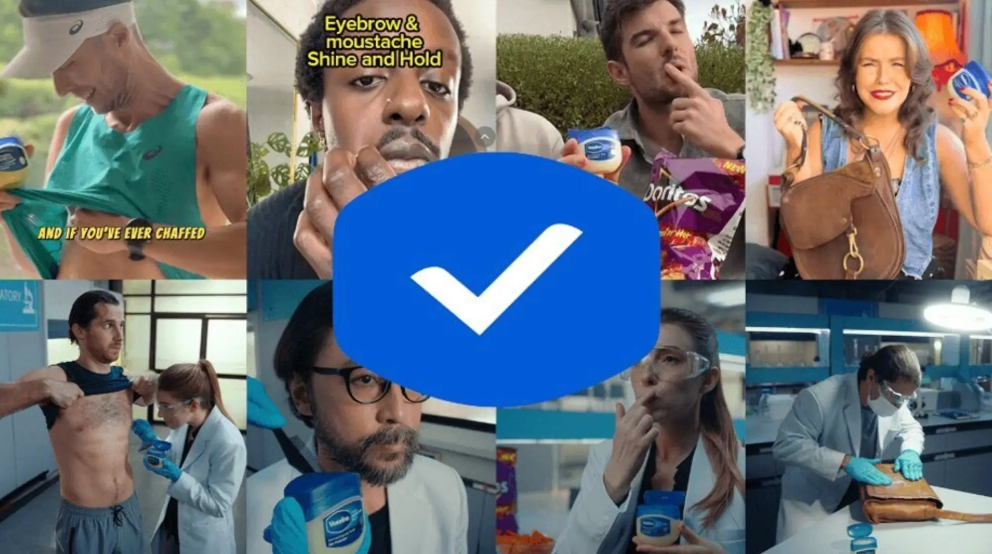 Vaseline Verified campaign.