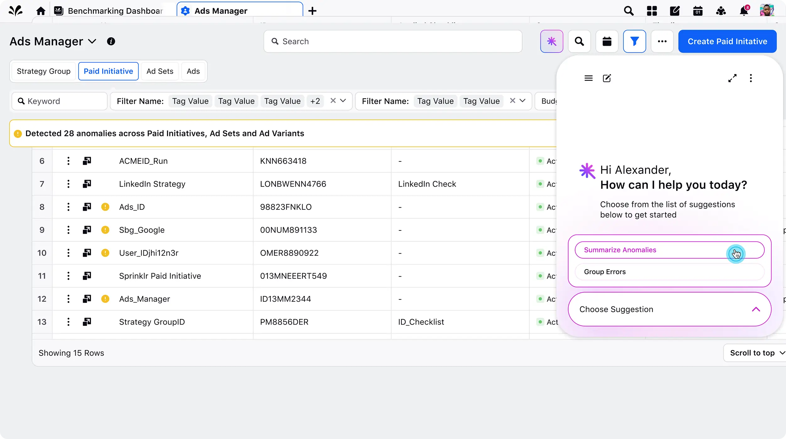 SPRINKLR COPILOT FOR ADS