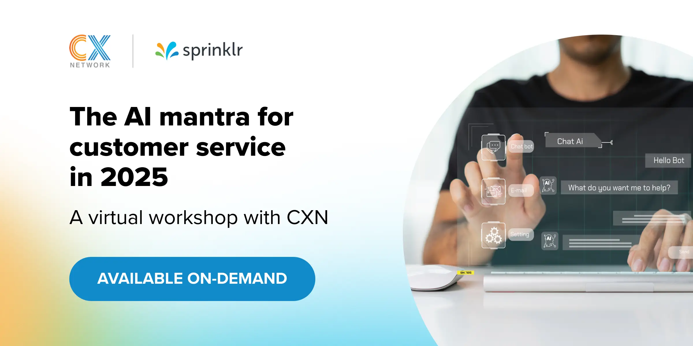 Event Hero Image - The AI Mantra for Customer Service in 2025