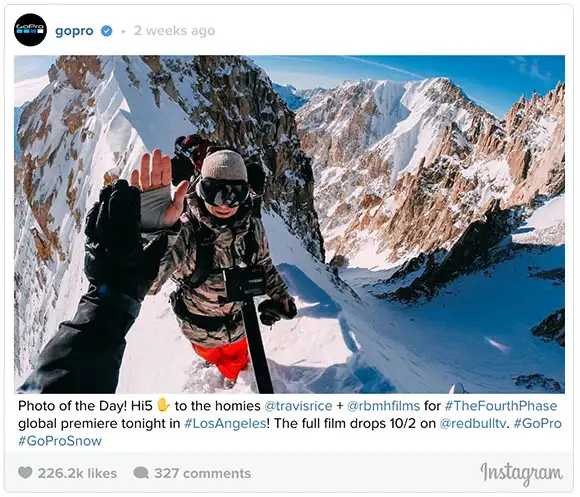 GoPro IG post