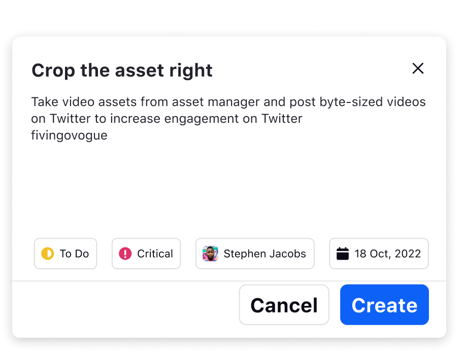 Use Tasks to Move Pending Actions Forward