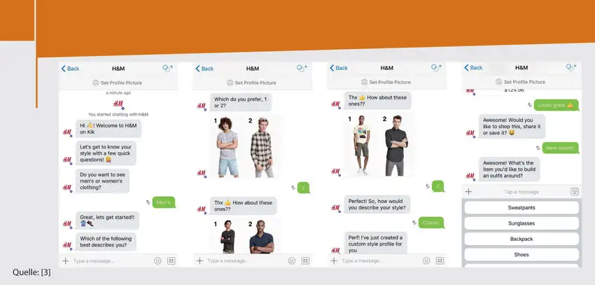 H&M’s chatbot offers personalized style suggestions tailored to customers’ preferences 