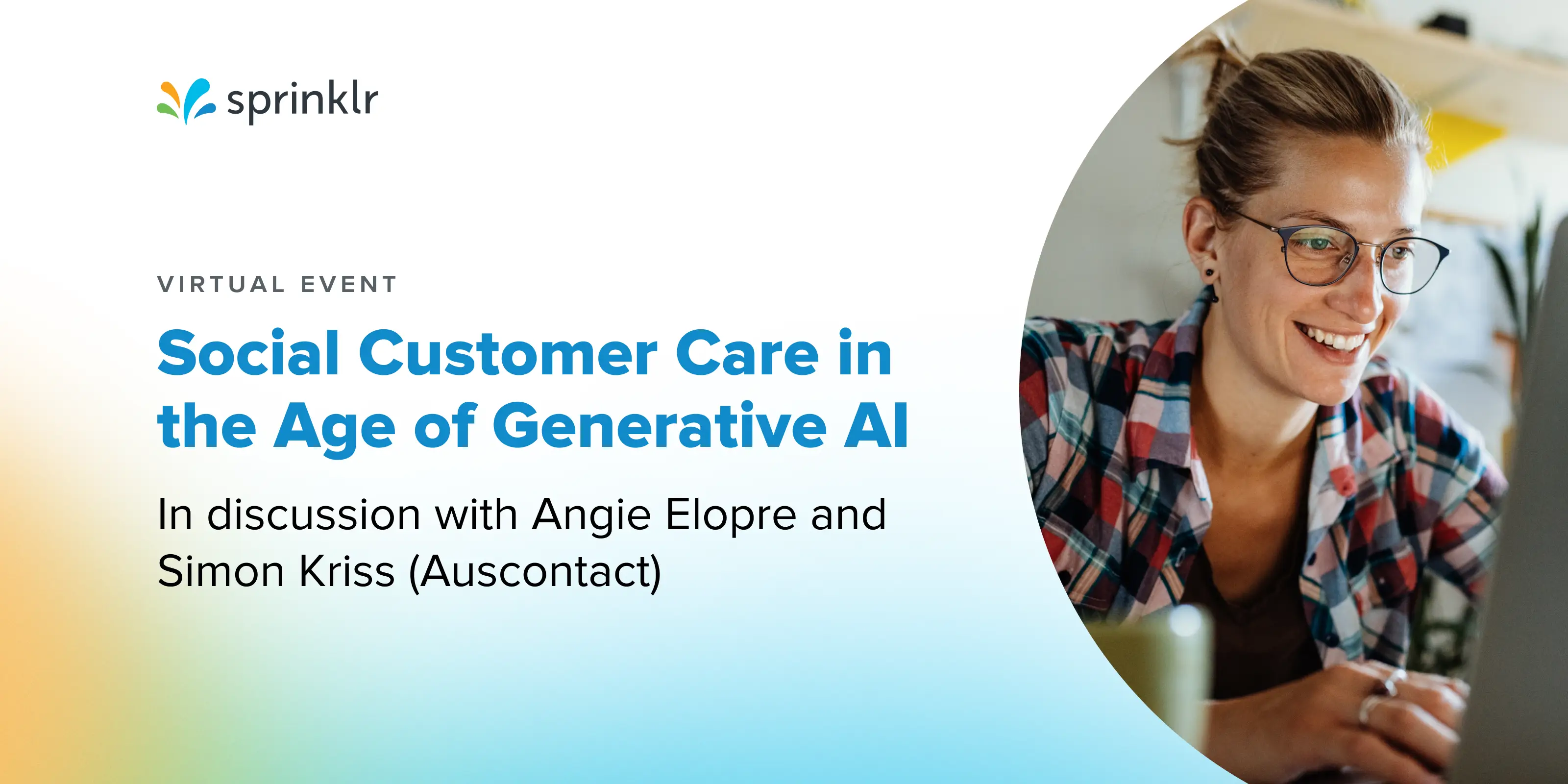 Event Hero Image - Social Customer Care in the Age of Generative AI
