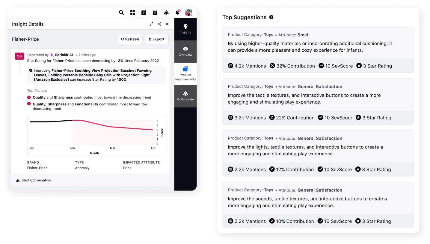 Get recommended actions with an improved Insights Assistant